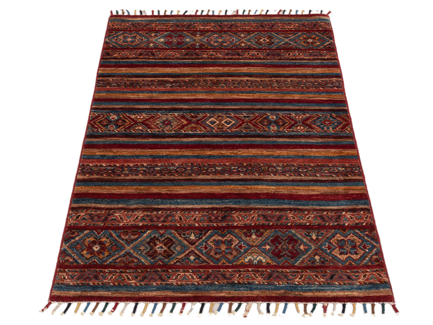 Khoraya Multi Multi 2.10x4.4 Hand Knotted Rug