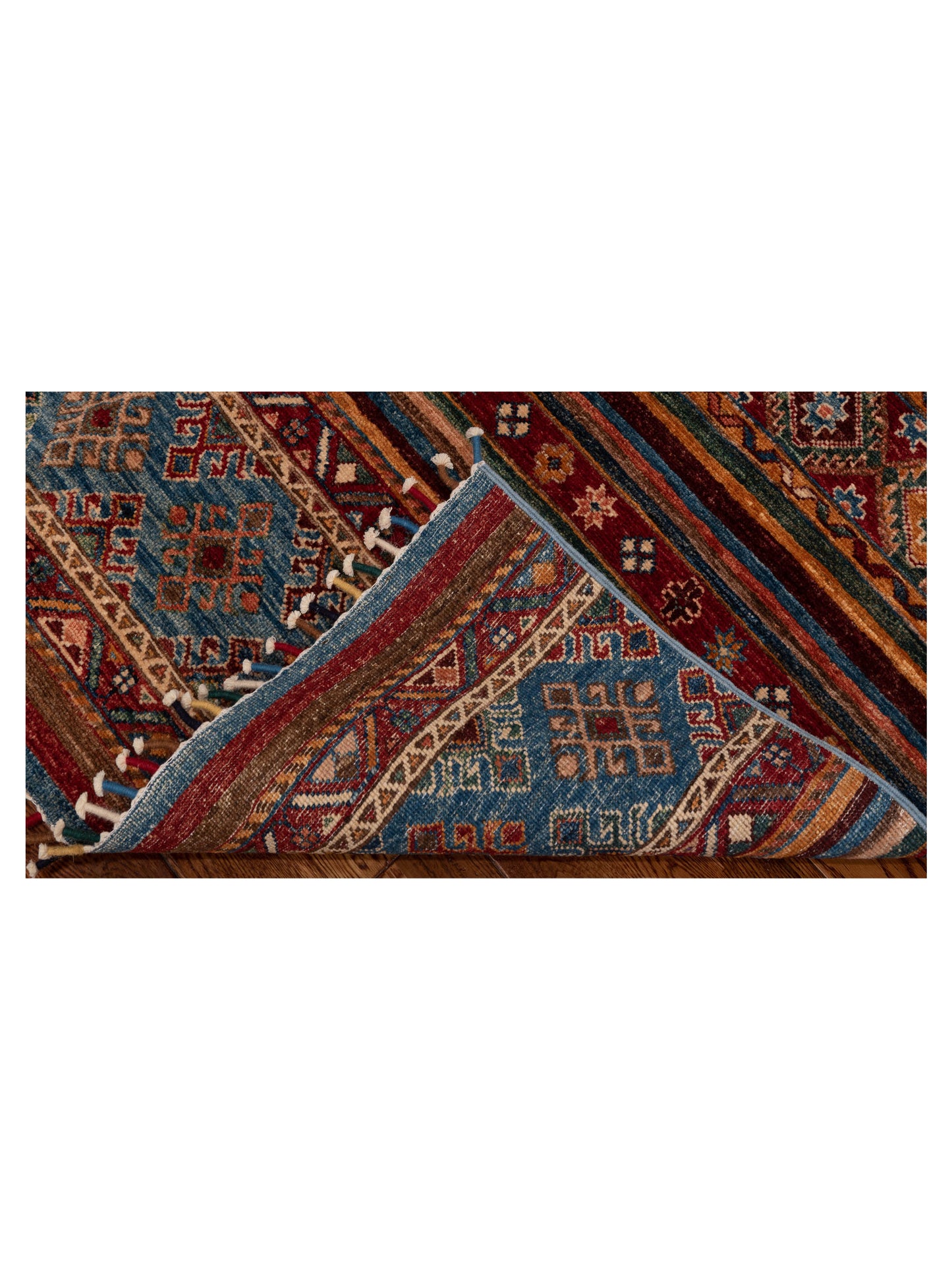 Khoraya Multi Multi 3.4x4.11 Hand Knotted Rug