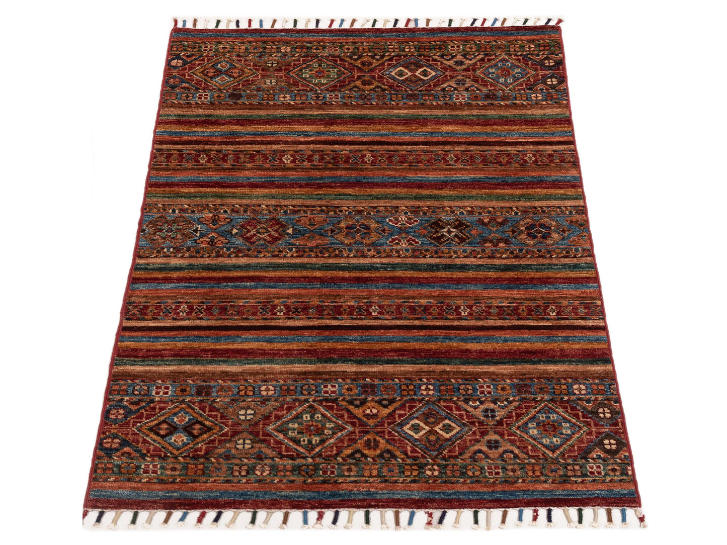 Khoraya Multi Multi 2.10x4.3 Hand Knotted Rug