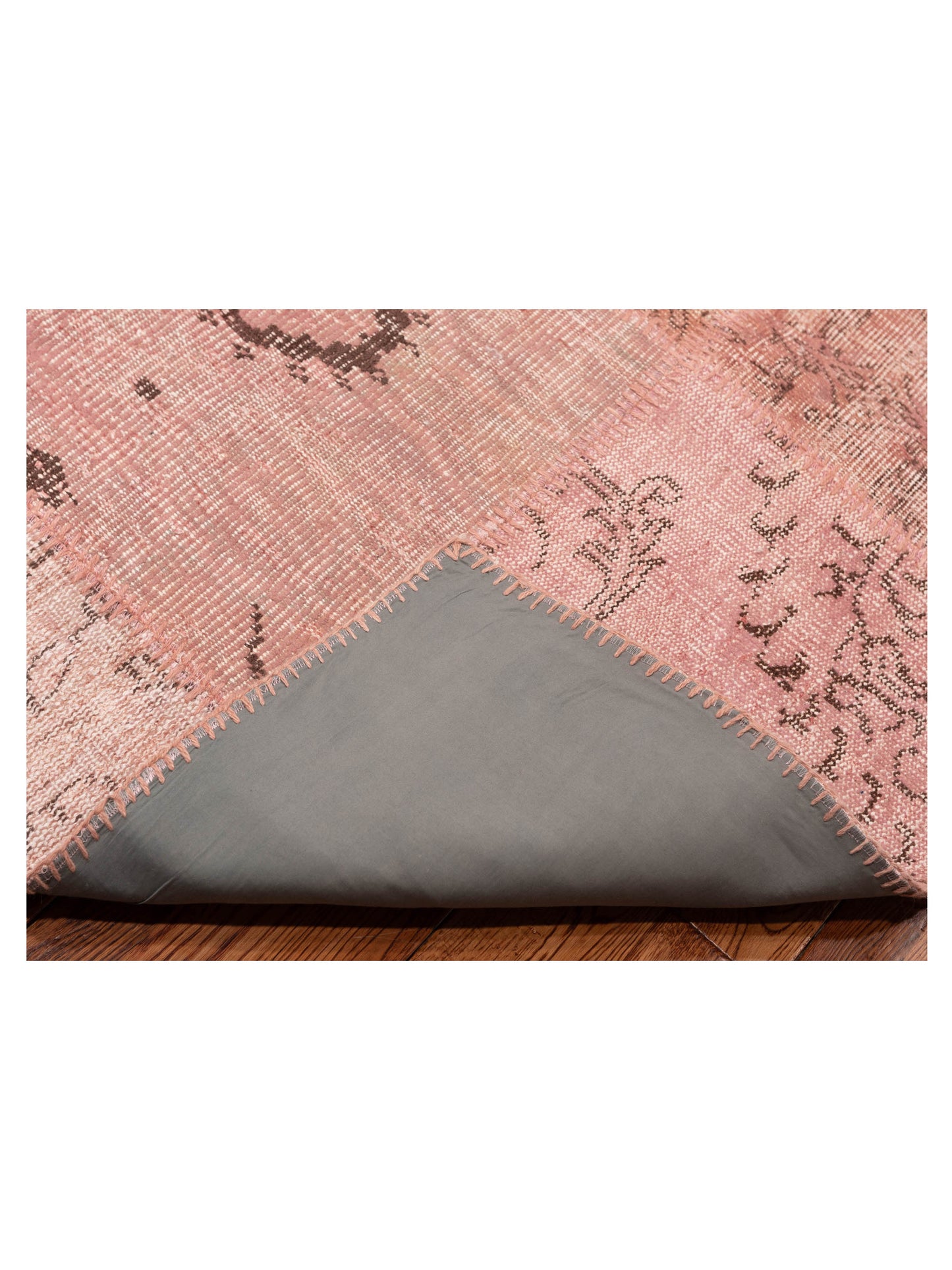 Patchwork Pink 9.1x12 Hand Knotted Rug