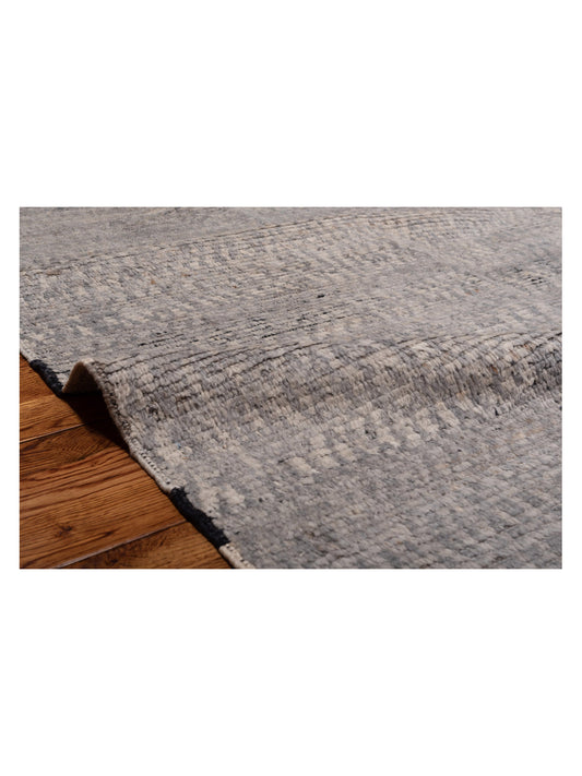 Anavera Silver Silver 6x8.8 Hand Knotted Rug