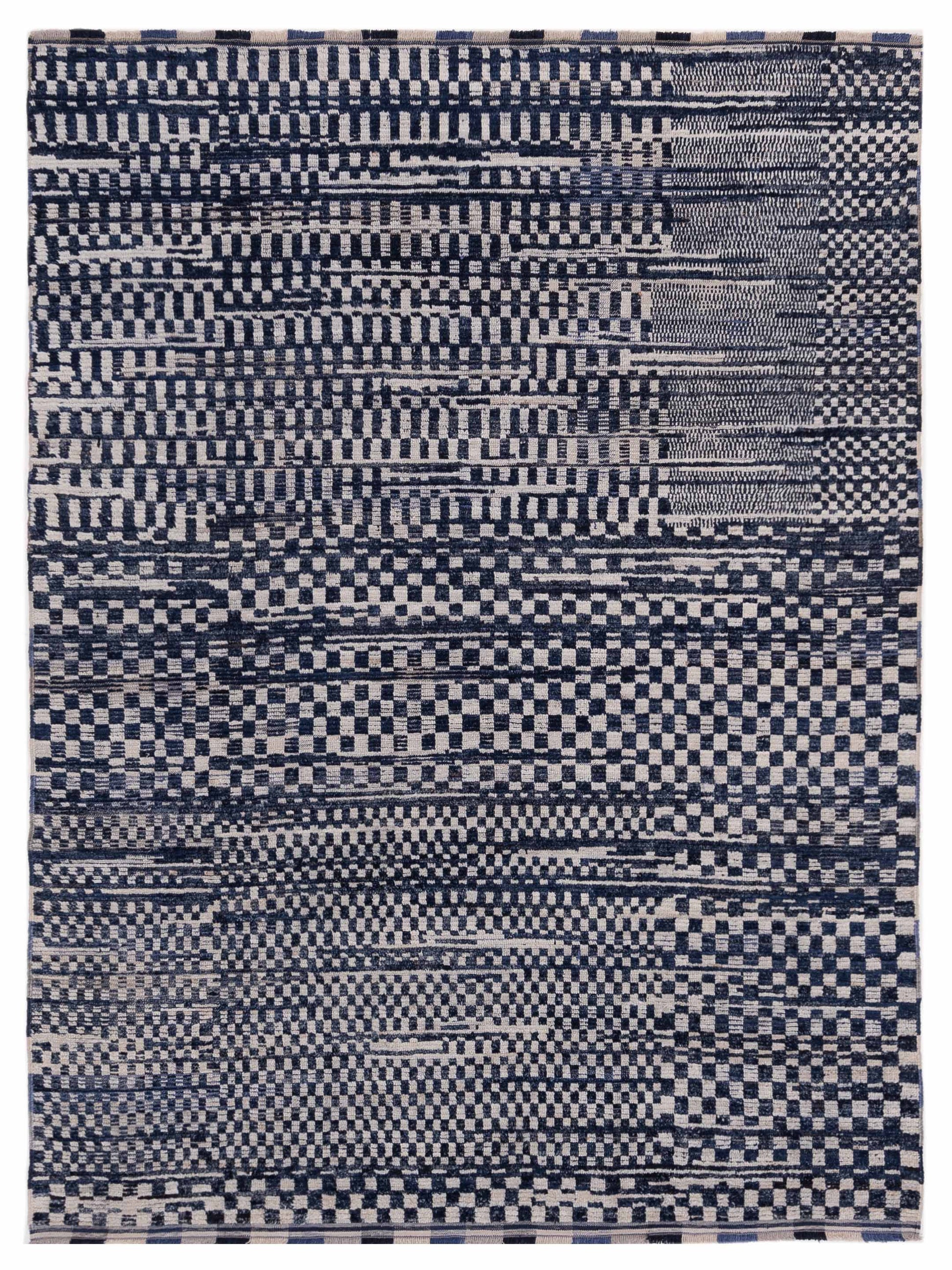 Pasha Atlas  Indigo Ivory Contemporary 