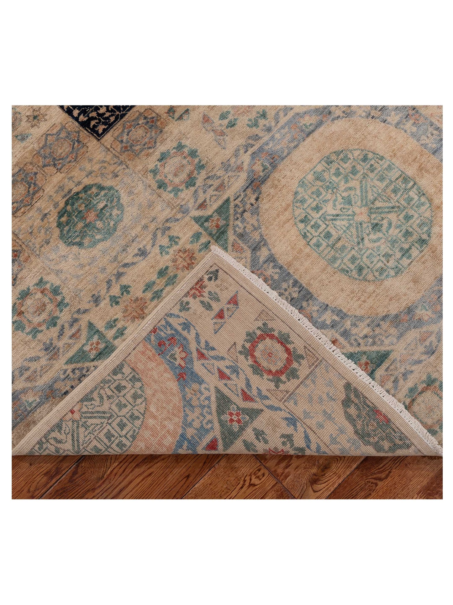 Mamluk Multi 5.10x8.6 Hand Knotted Rug