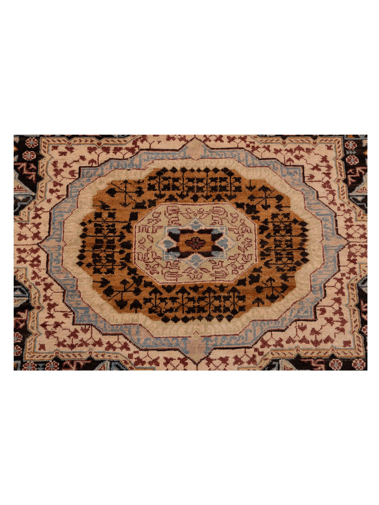 Mamluk Charcoal Charcoal 8.2x10 Hand Knotted Rug