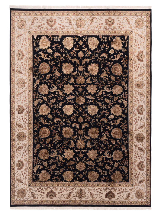 Rajpur Imperial Silk  Black Ivory Traditional