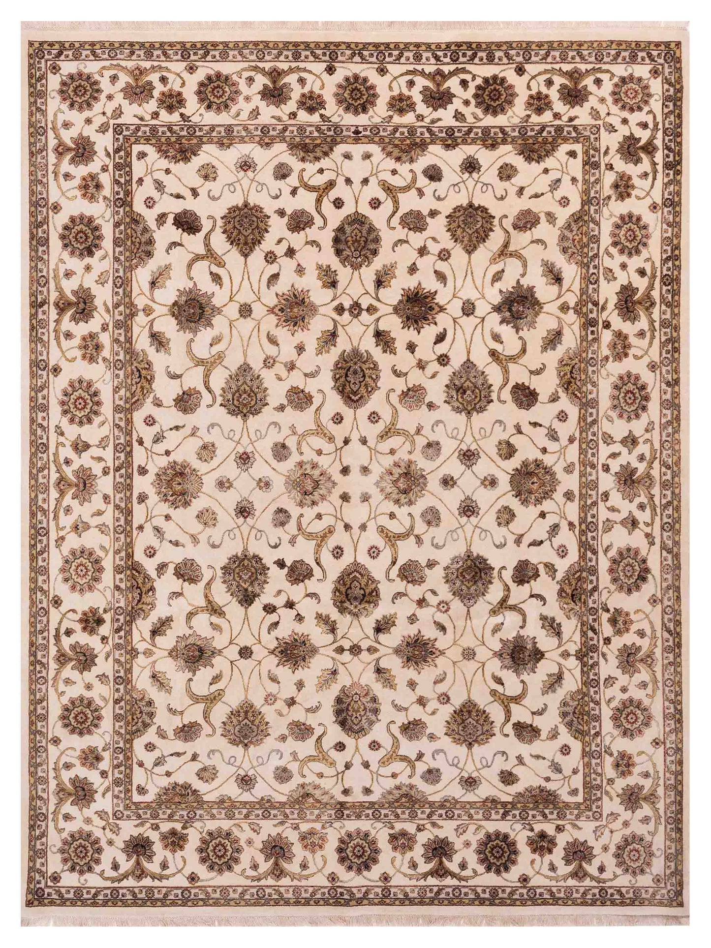 Rajpur Imperial Silk  Ivory Ivory Traditional