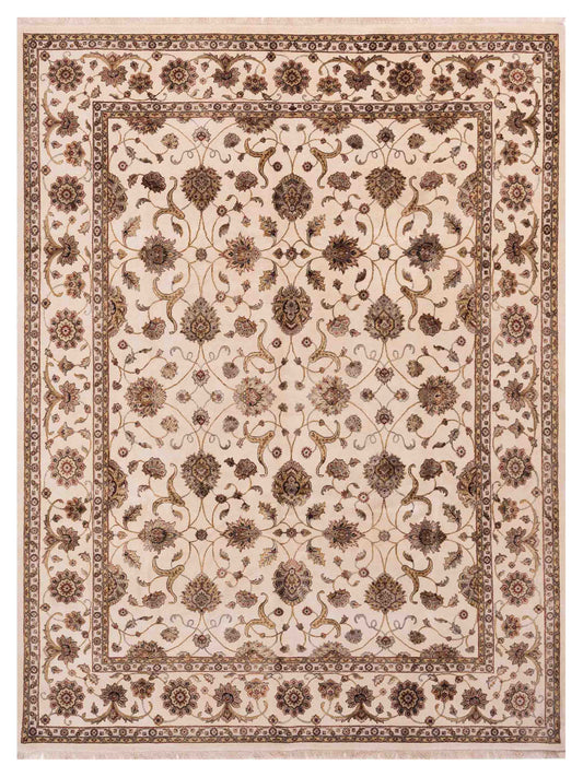 Rajpur Imperial Silk  Ivory Ivory Traditional