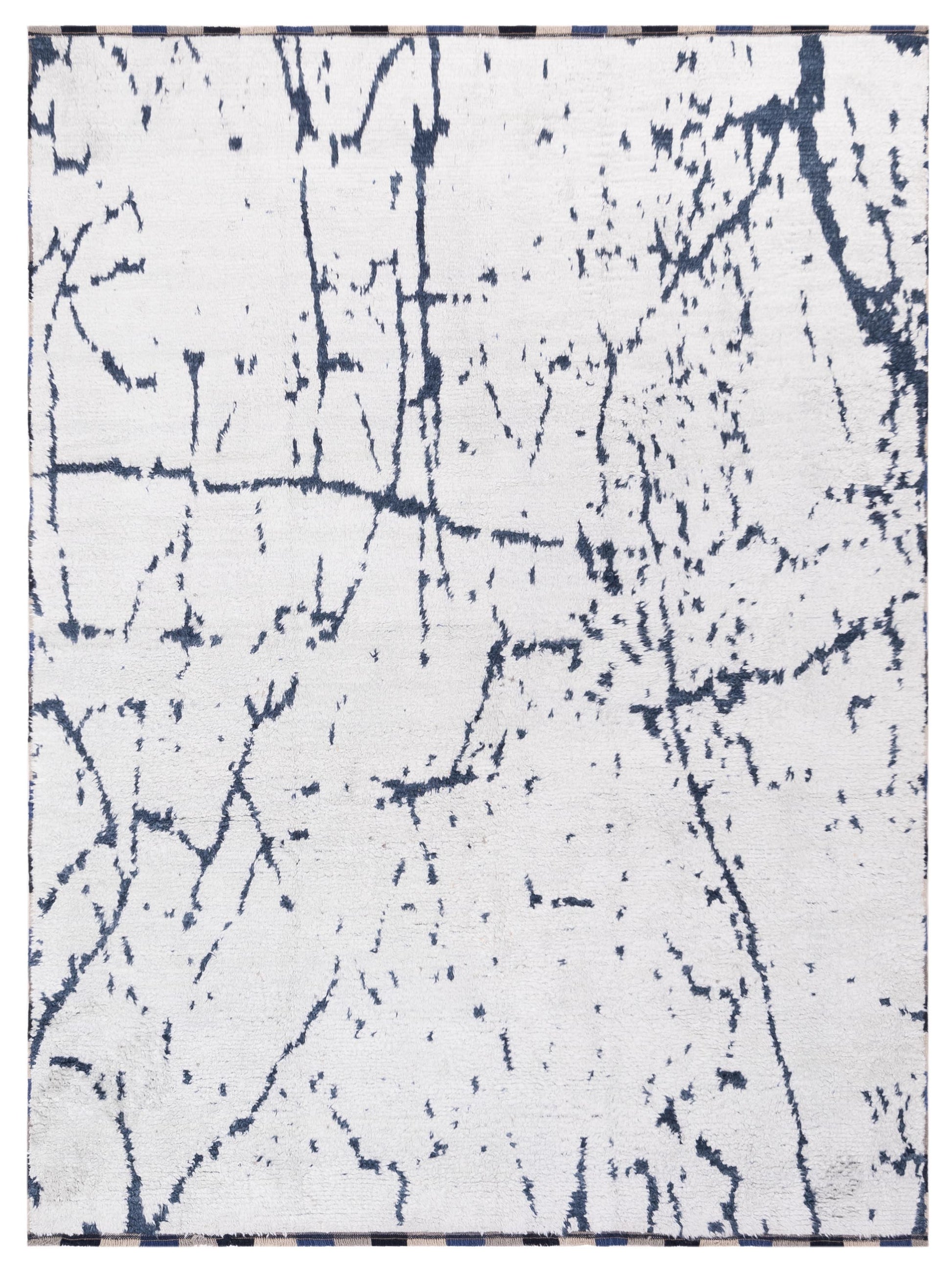 Pasha Atlas  Ivory Blue Contemporary