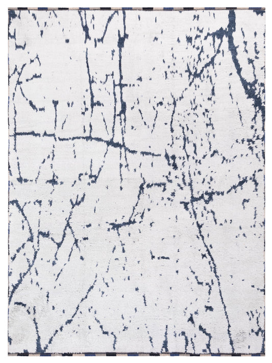 Pasha Atlas  Ivory Blue Contemporary