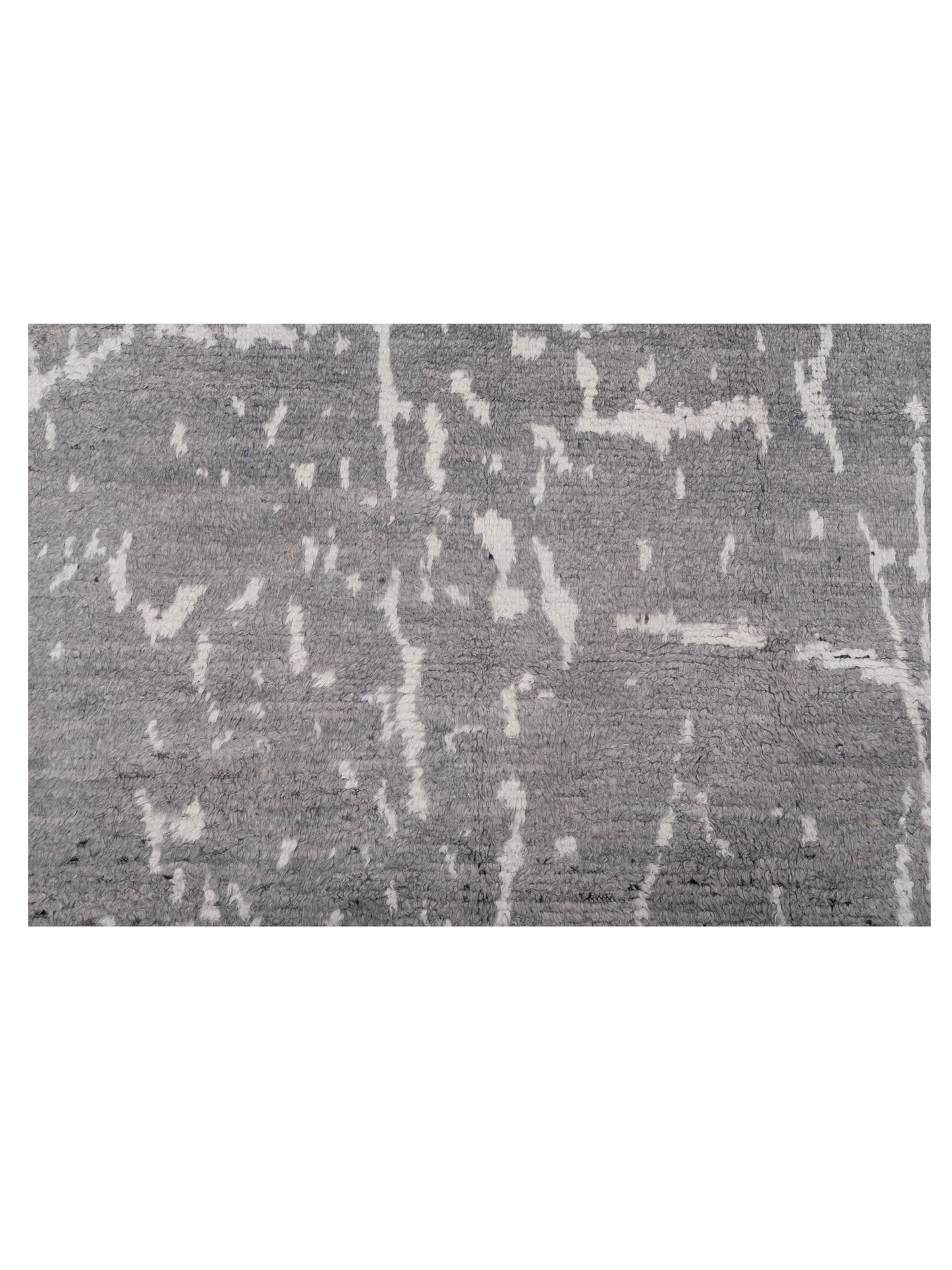 Anavera Gray Gray 8.2x9.11 Hand Knotted Rug