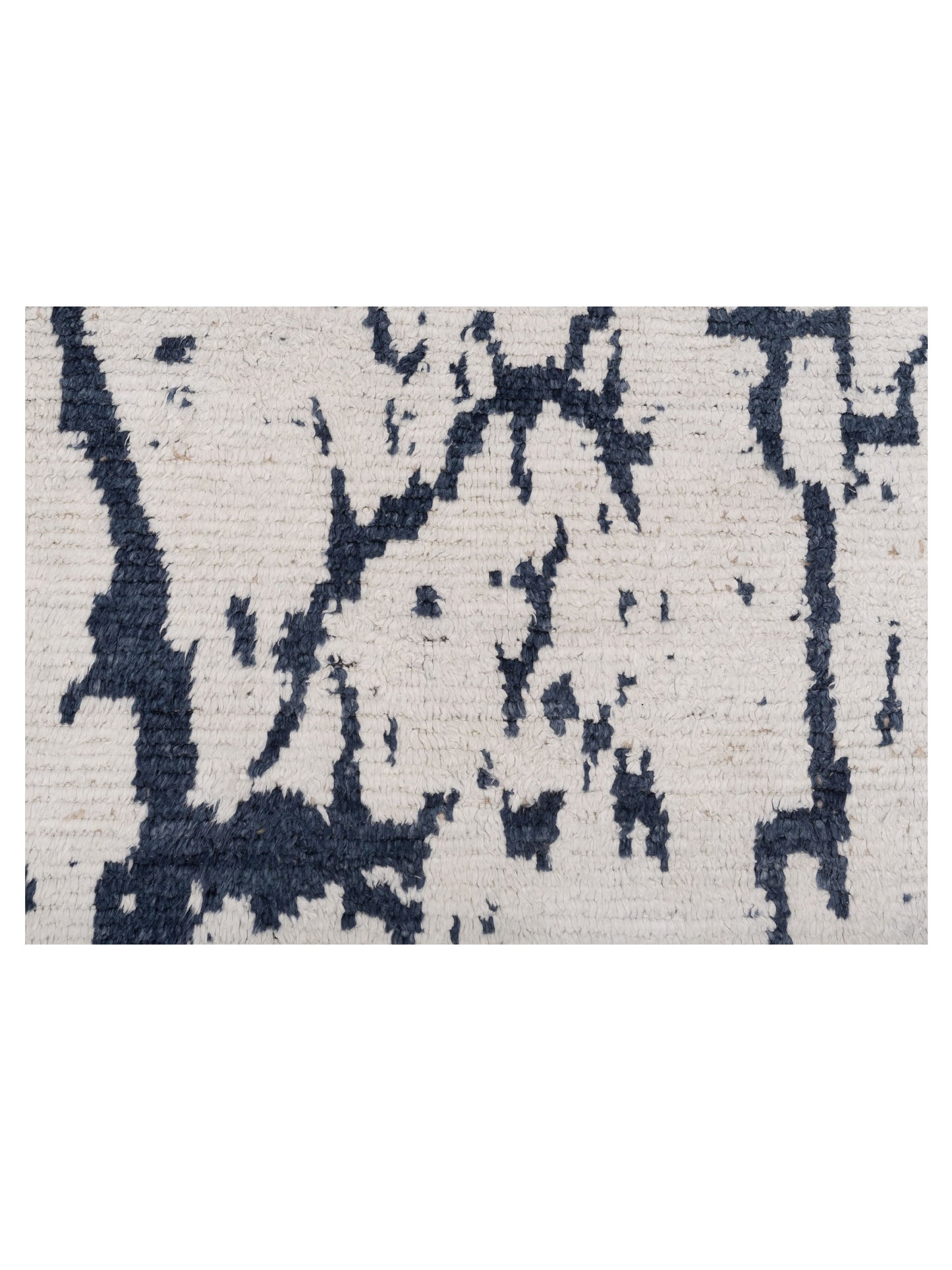 Anavera Ivory Black 4x6.3 Hand Knotted Rug