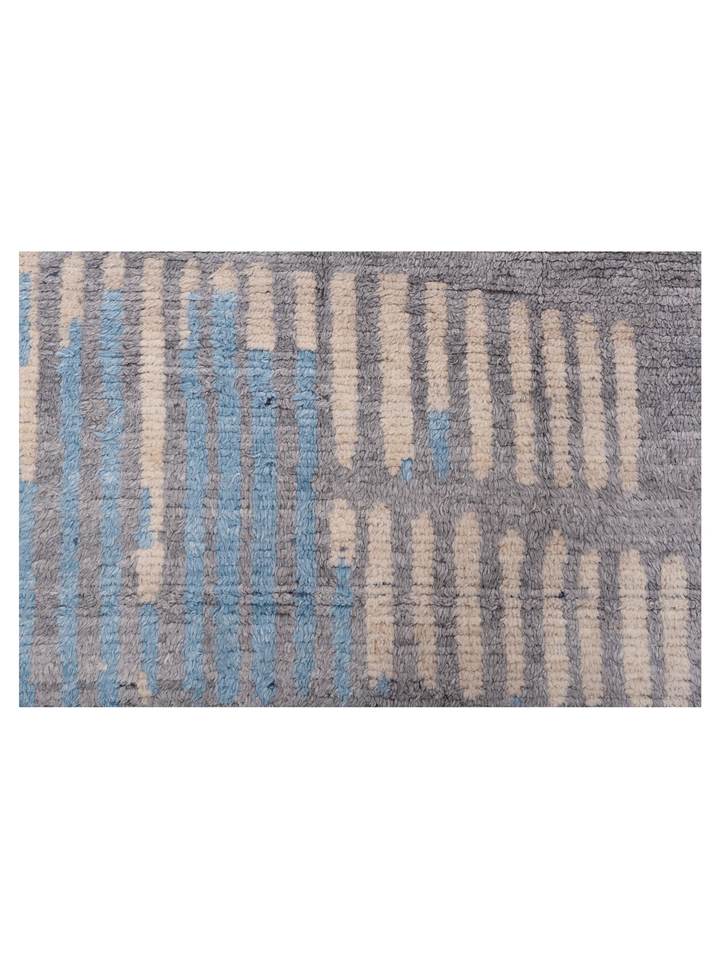 Anavera Gray Ivory 7.10x9.9 Hand Knotted Rug