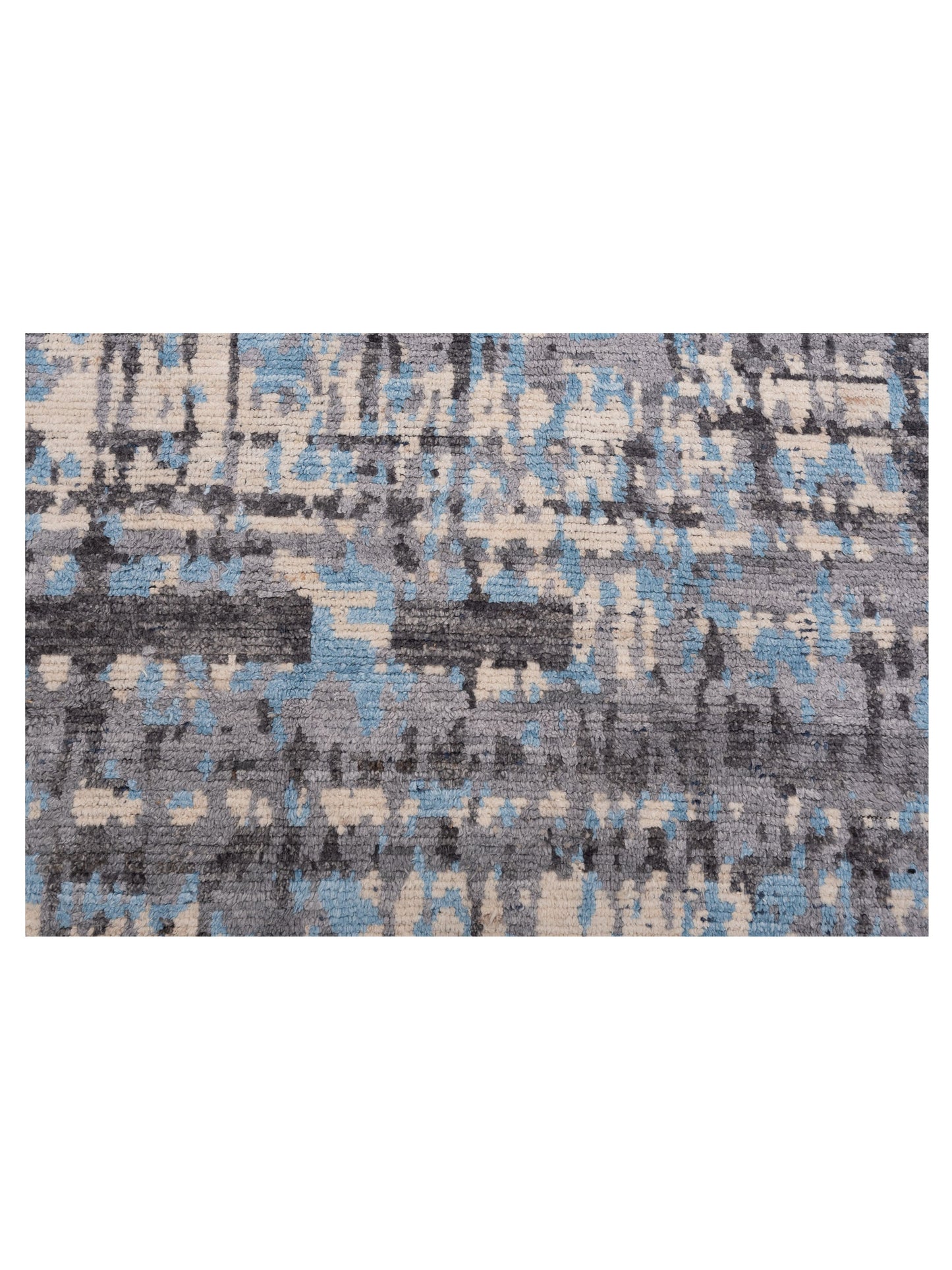 Anavera Ivory Gray 7.10x9.9 Hand Knotted Rug