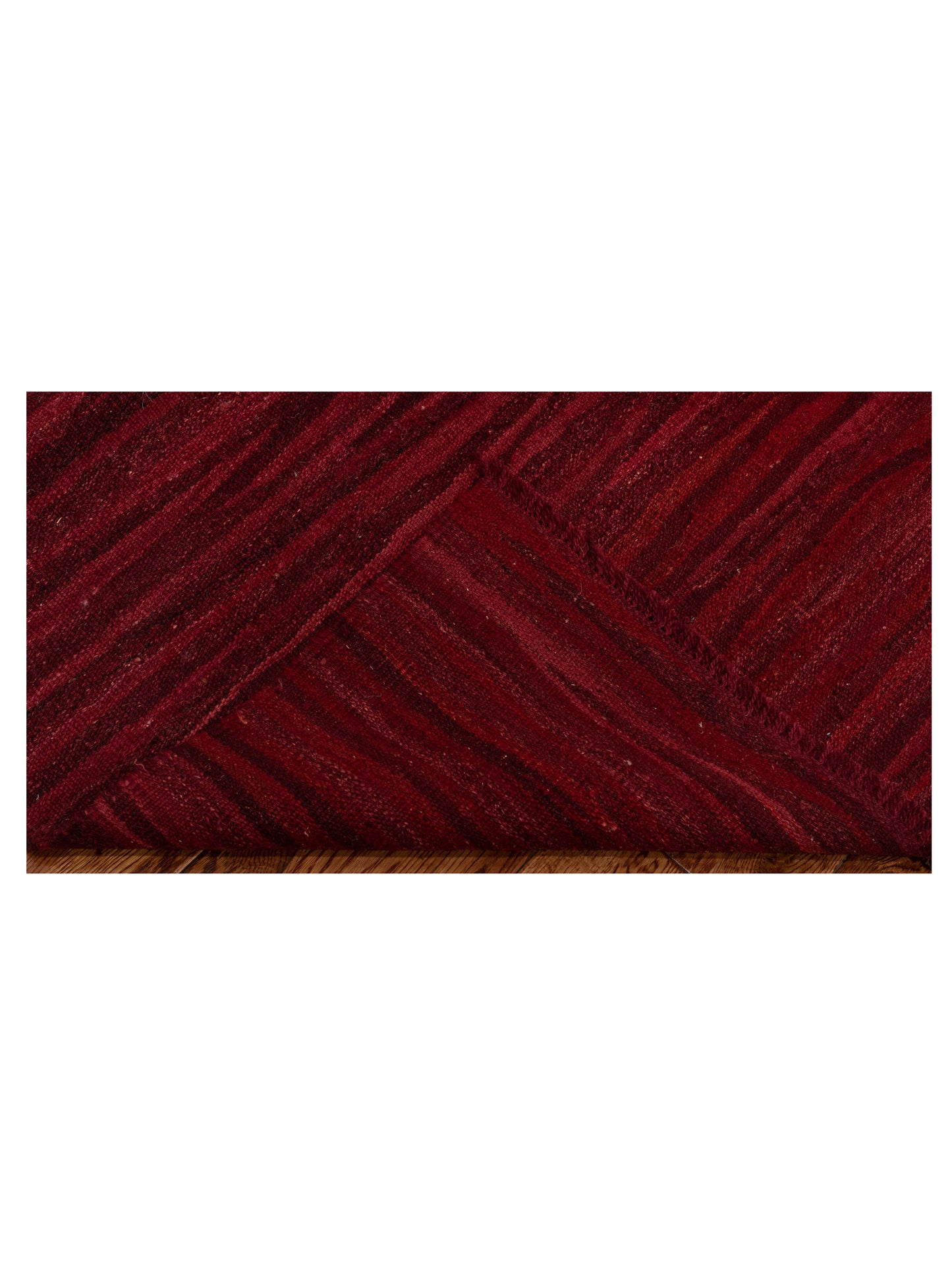 Flaxen Red Red 8.4x9.11 Hand Woven Rug