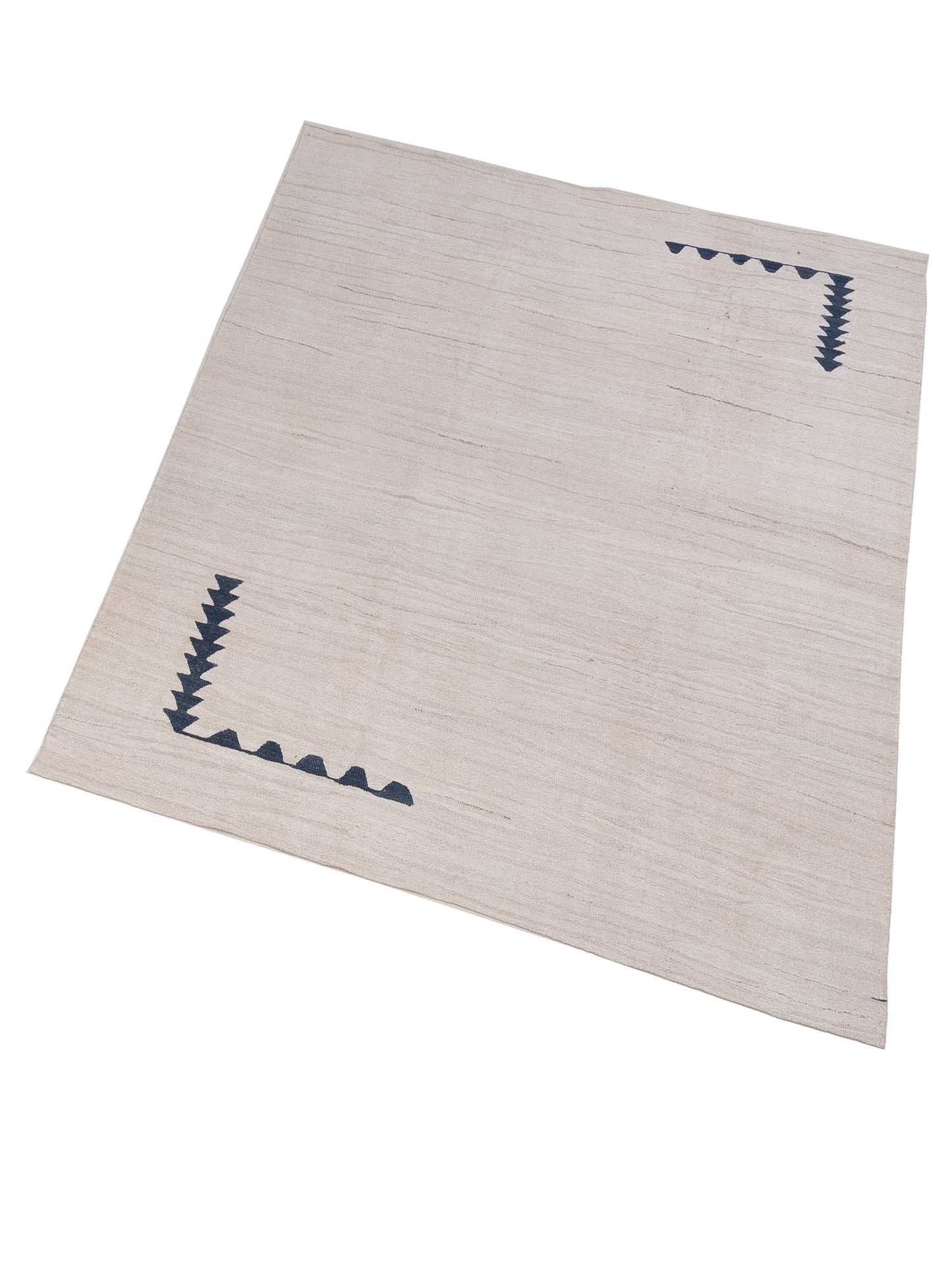 Flaxen Ivory Ivory 8x9.7 Hand Woven Rug