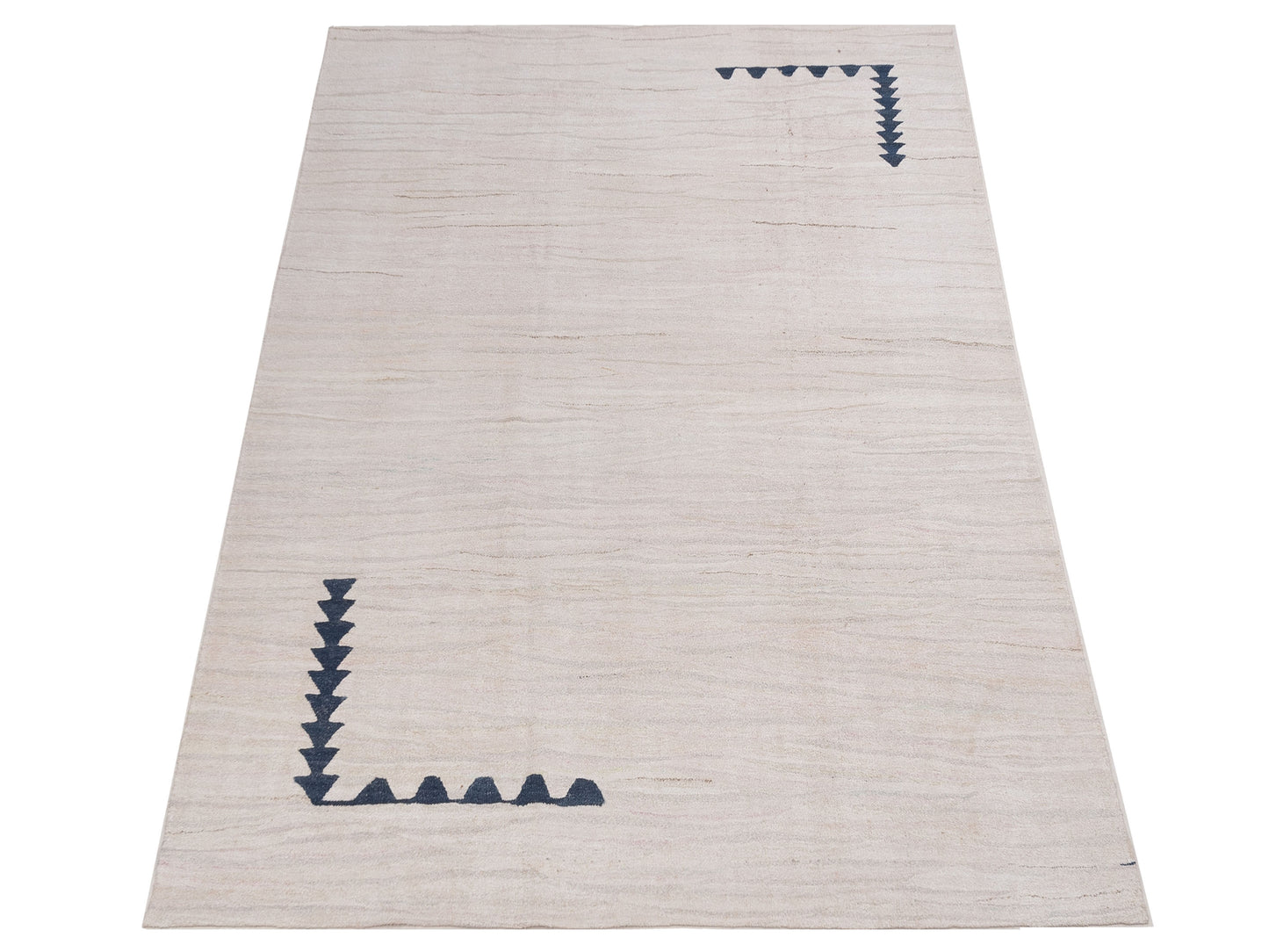 Flaxen Ivory Ivory 8x9.7 Hand Woven Rug
