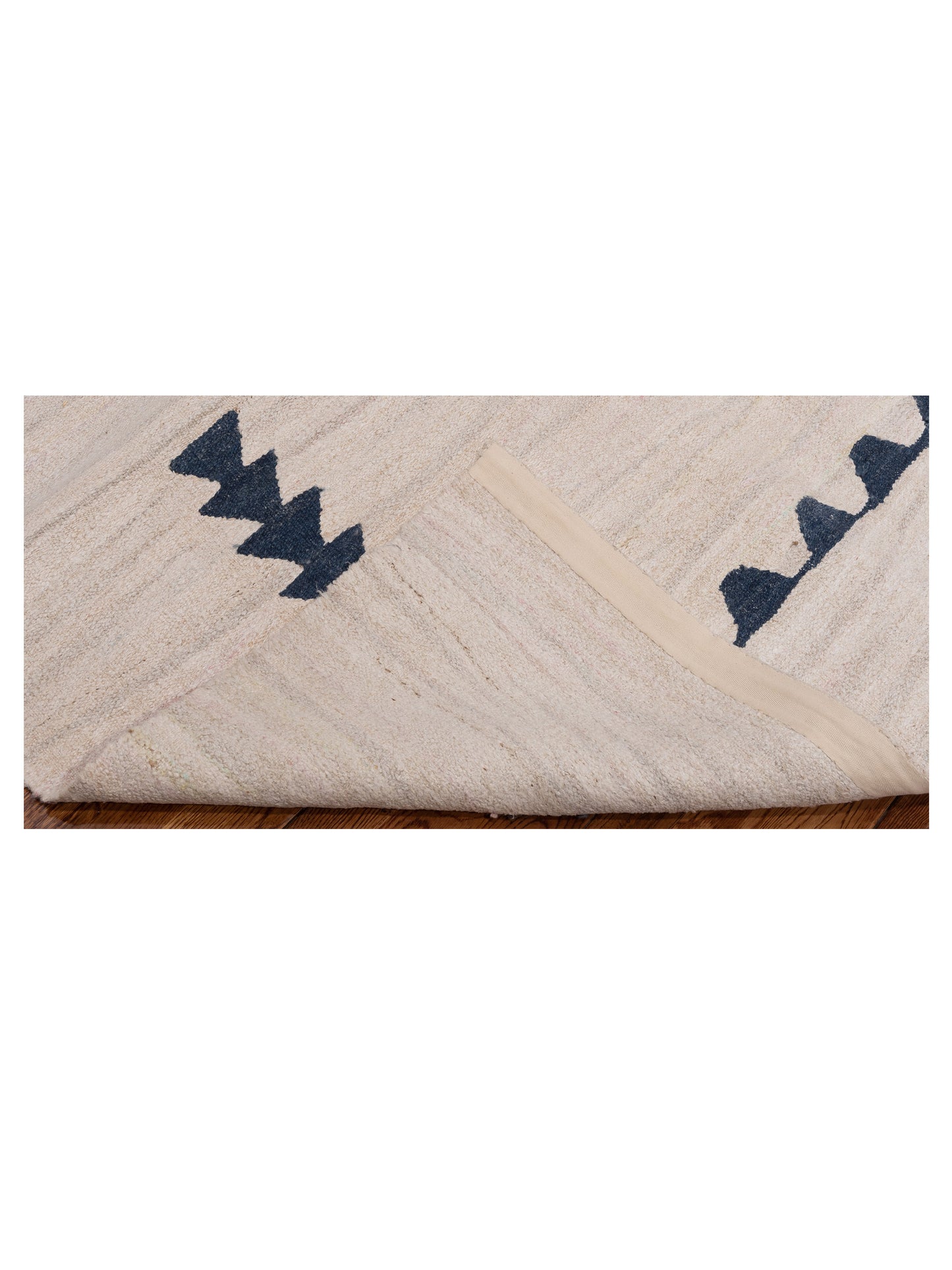 Flaxen Ivory Ivory 8x9.7 Hand Woven Rug