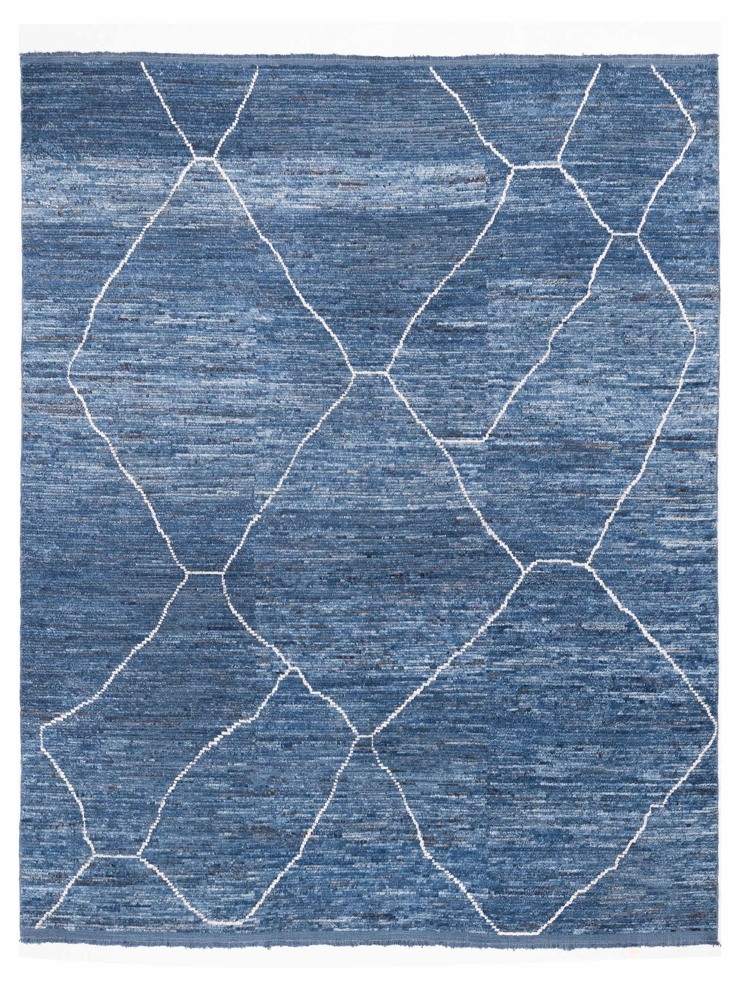 Pasha Berber  Indigo Ivory Contemporary
