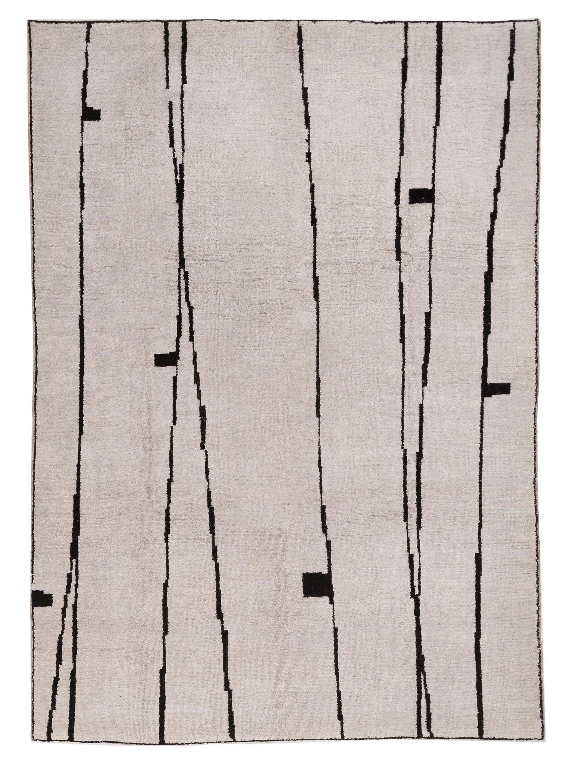 Pasha Aladdin  Ivory Black Contemporary