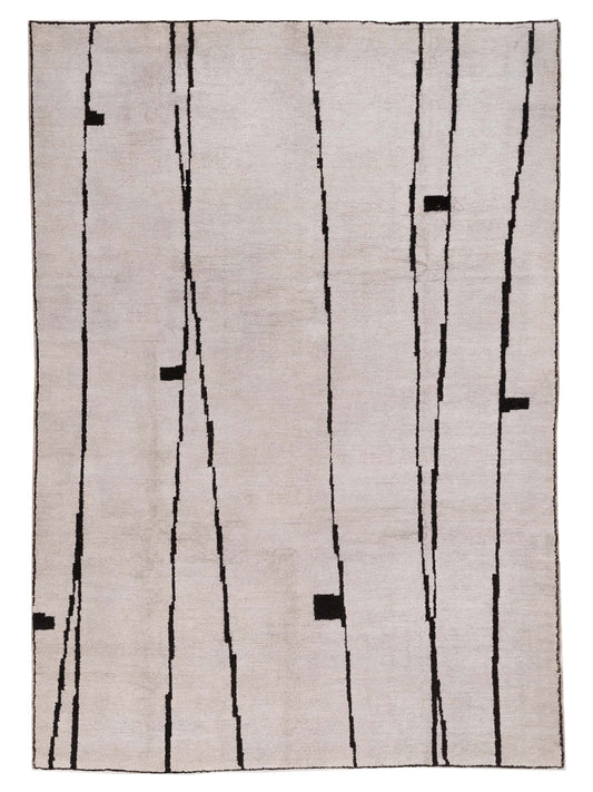 Pasha Aladdin  Ivory Black Contemporary