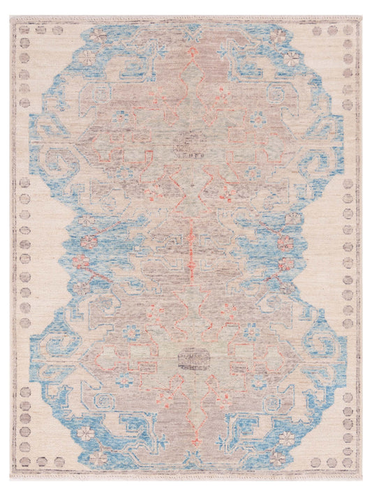 Pasha Anadol Oushak  Brown Blue Traditional