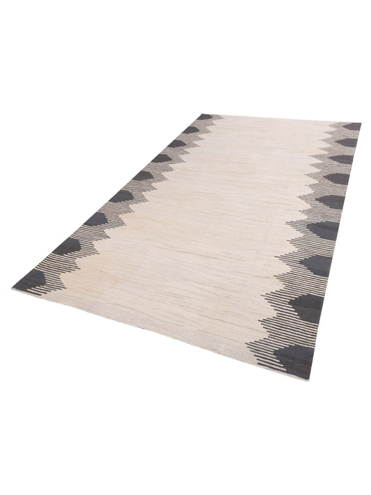 Flaxen Ivory 9.8x14.2 Hand Woven Rug