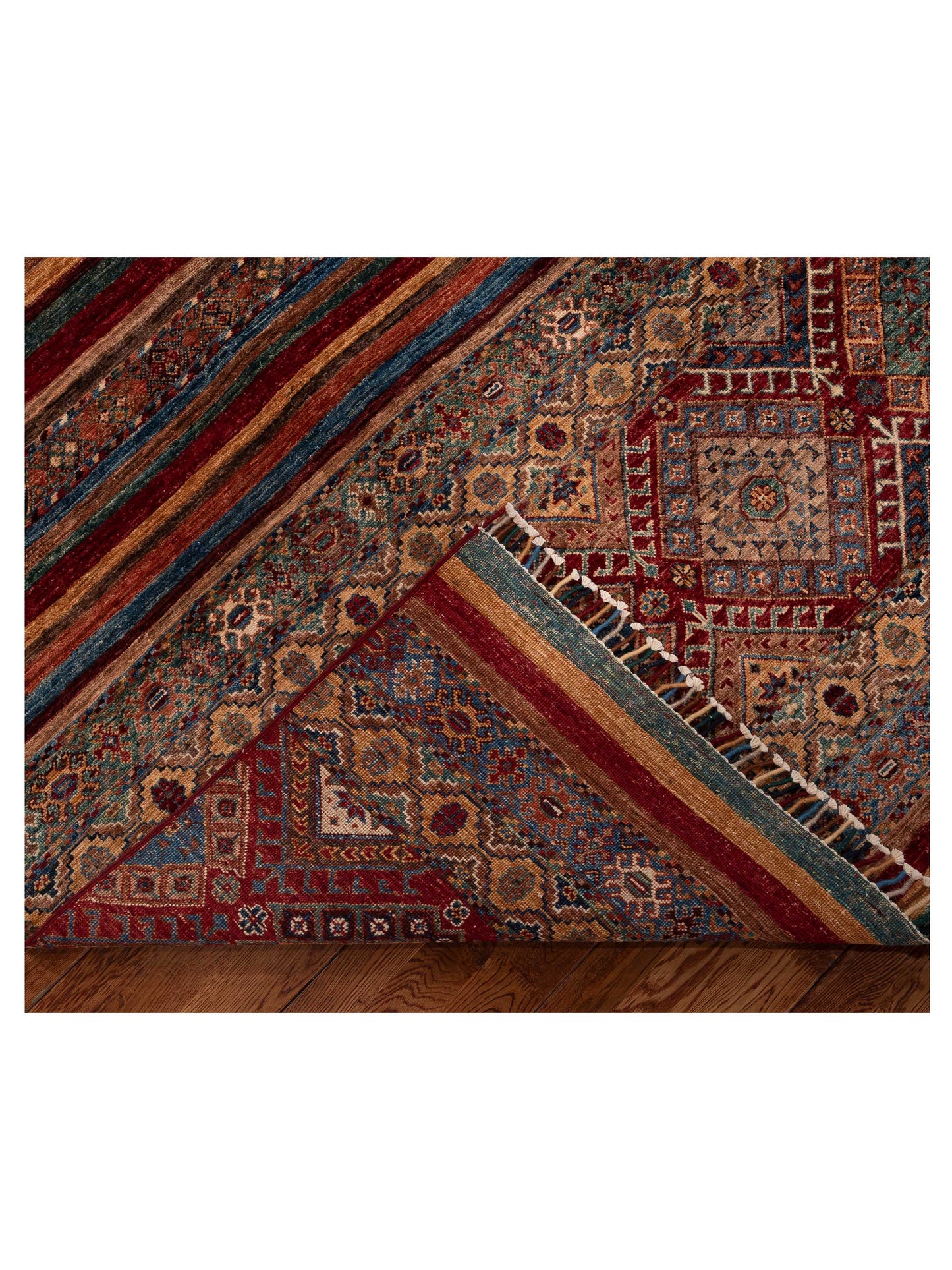 Khoraya Multi Multi 8.10x12 Hand Knotted Rug