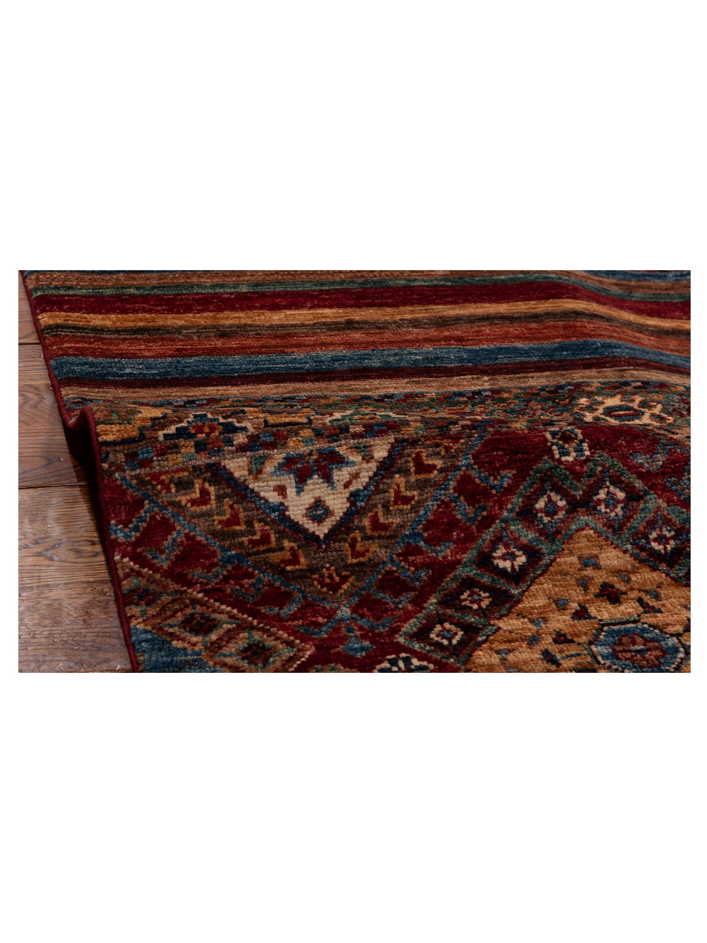 Khoraya Multi Multi 8.10x12 Hand Knotted Rug