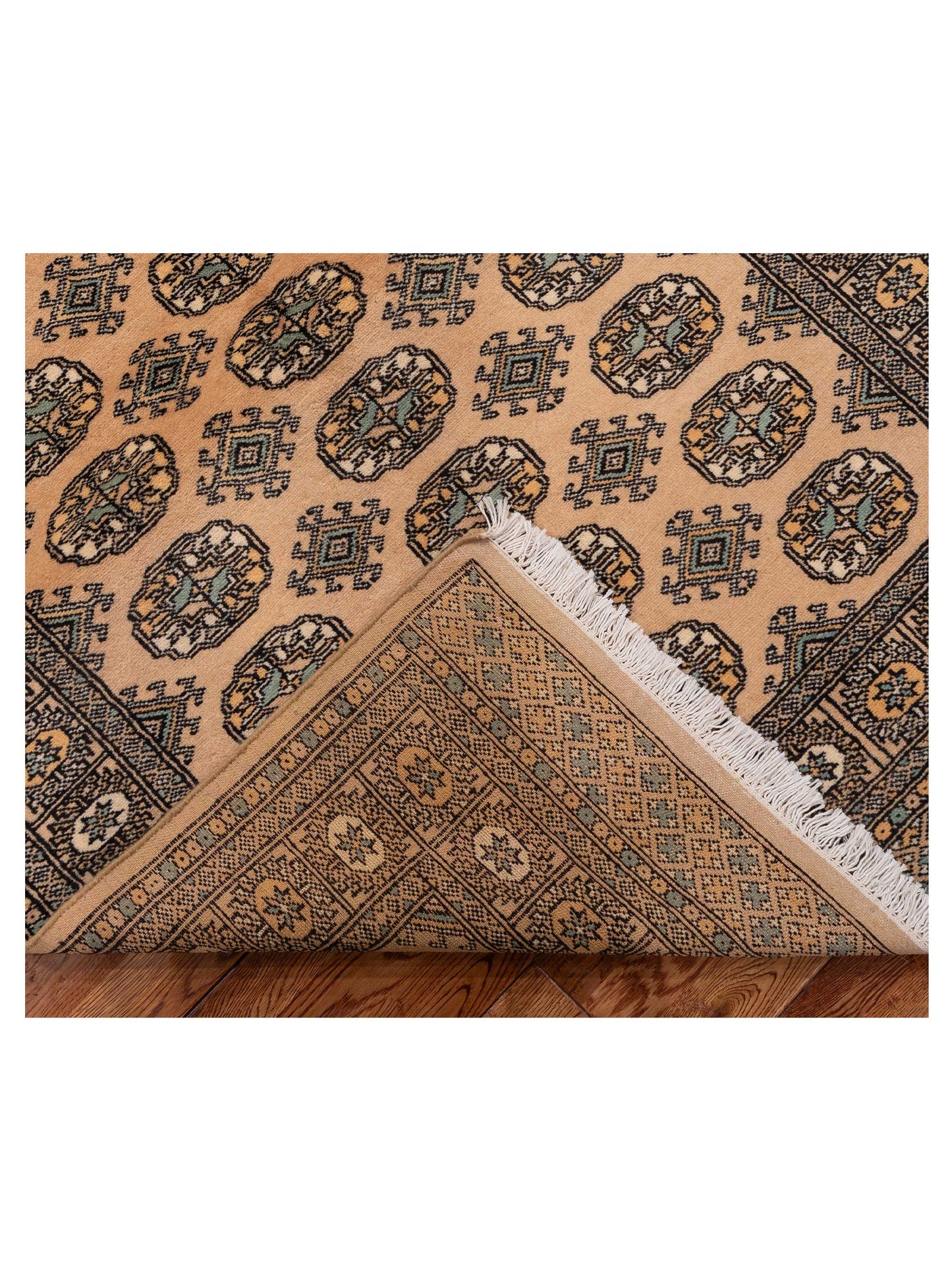 Bokhara Beige Beige 4.1x6.2 Hand Knotted Rug