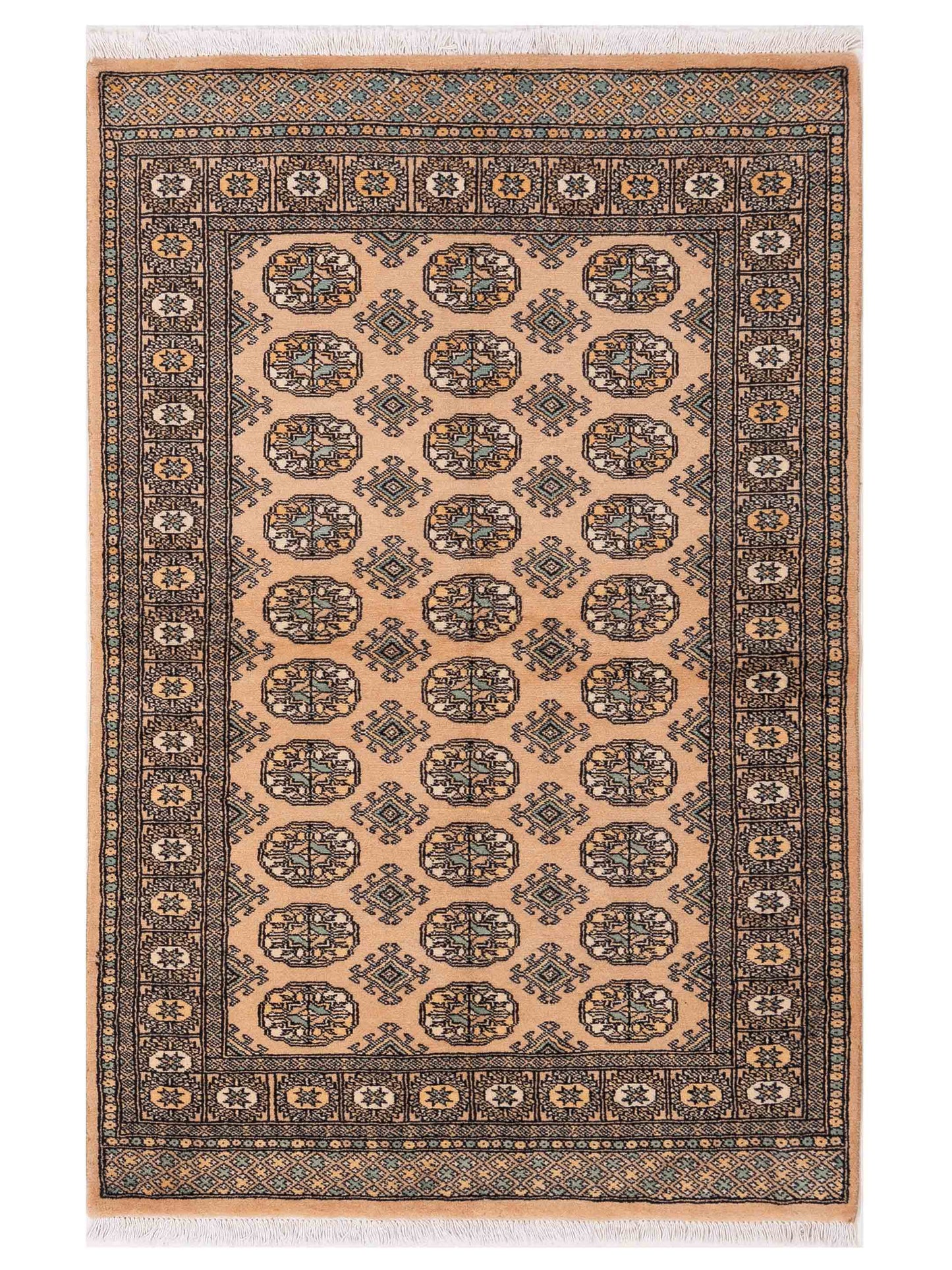 Nomad Bokhara  Beige Beige Traditional