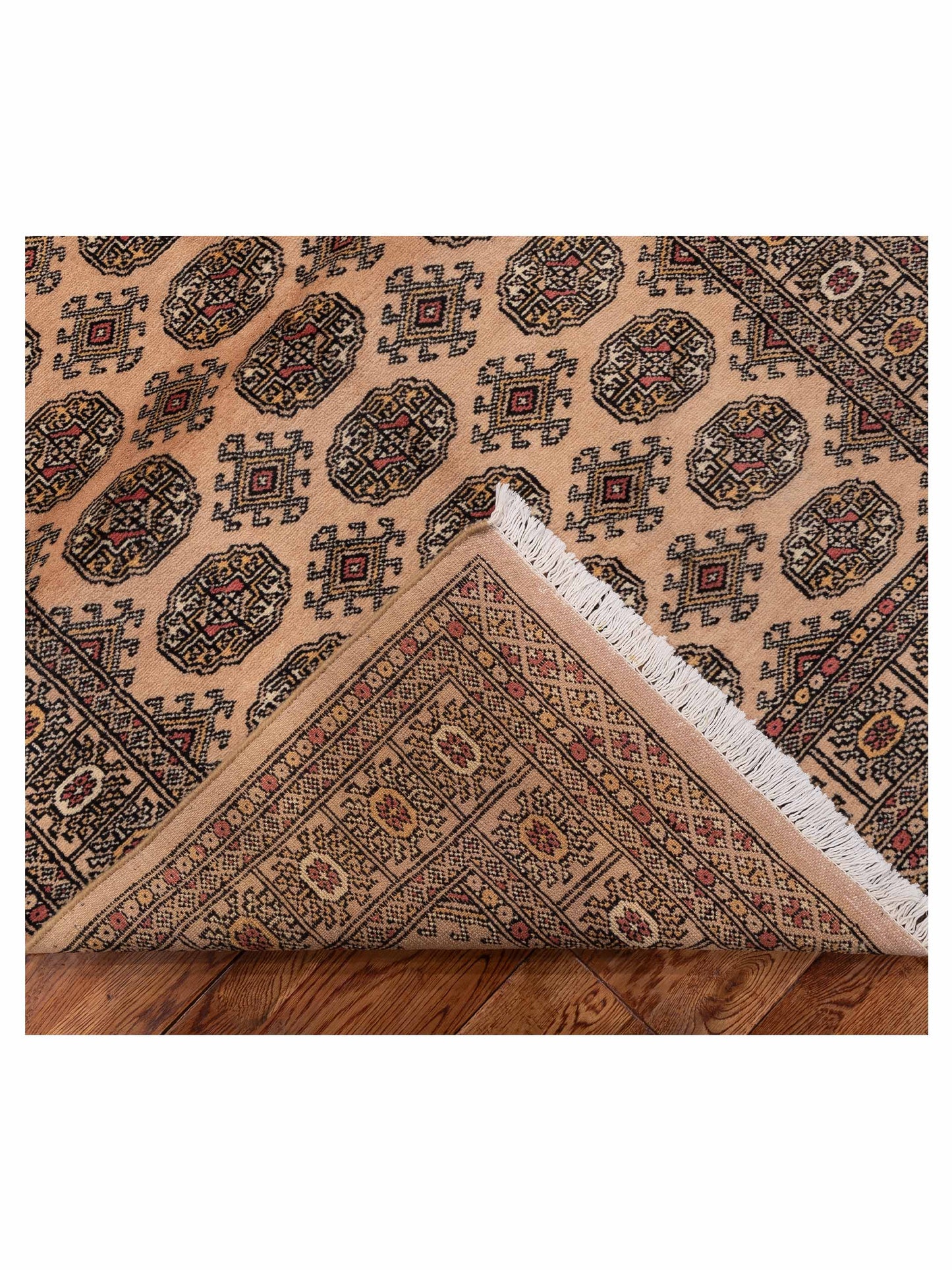 Bokhara Beige Beige 4.1x6.1 Hand Knotted Rug