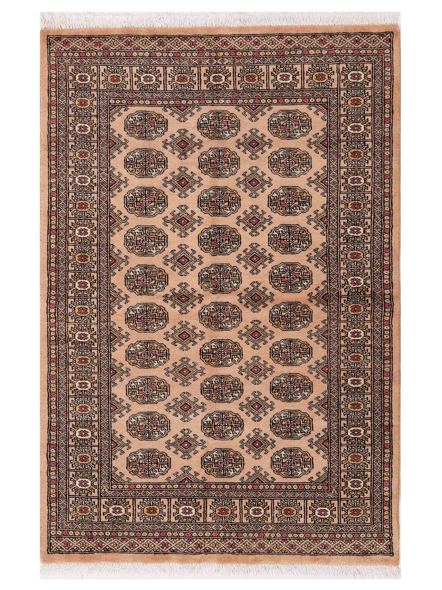 Nomad Bokhara  Beige Beige Traditional