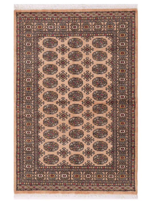 Nomad Bokhara  Beige Beige Traditional