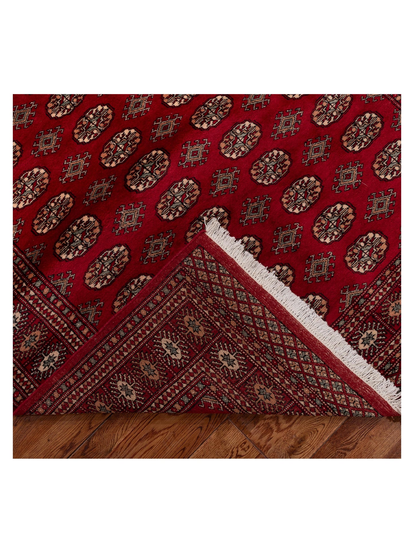 Bokhara Red Red 5.1x8.2 Hand Knotted Rug
