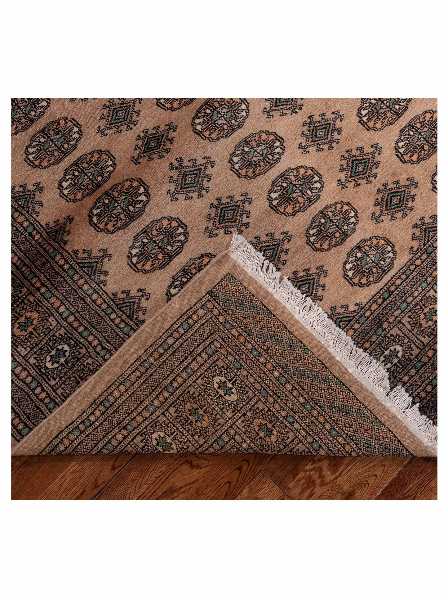 Bokhara Beige Beige 6.3x9.4 Hand Knotted Rug