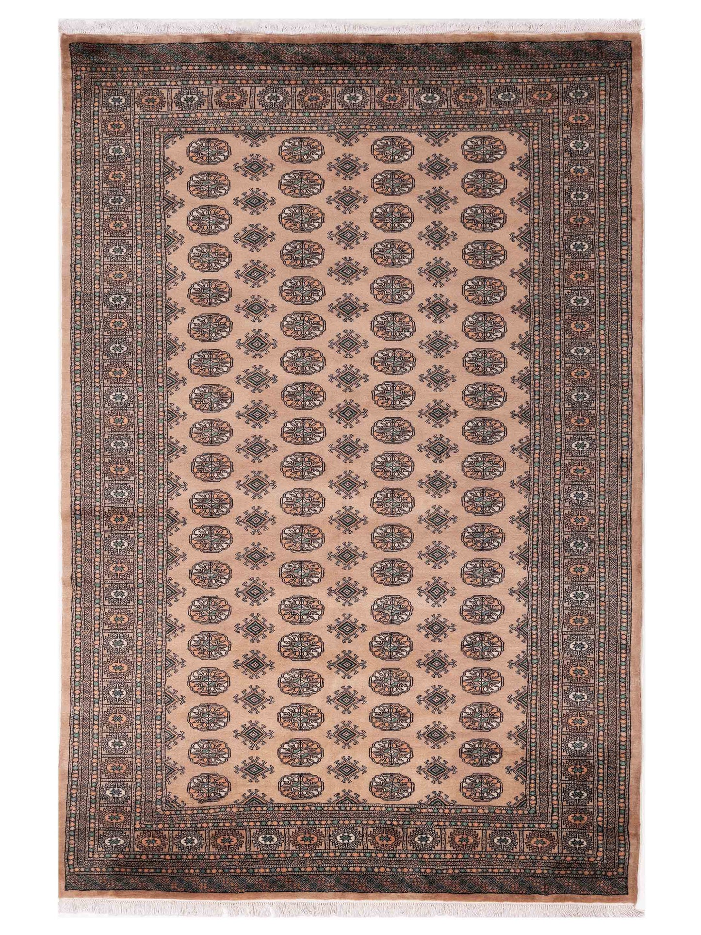 Nomad Bokhara  Beige Beige Traditional