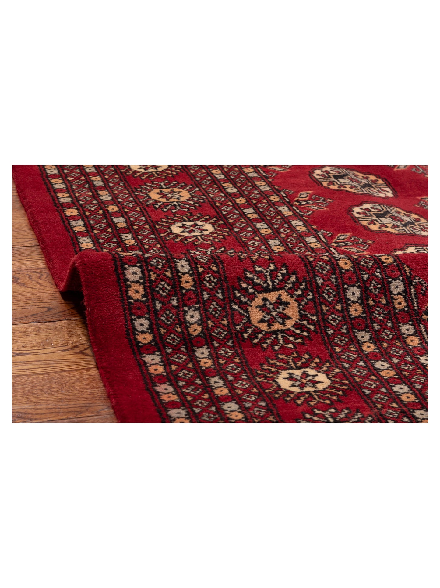 Bokhara Red Red 8.2x10.3 Hand Knotted Rug