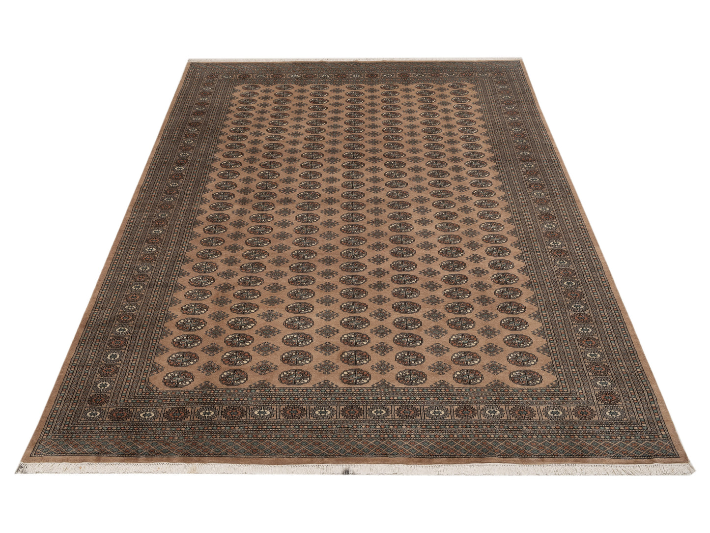 Bokhara Beige Beige 9x12.1 Hand Knotted Rug