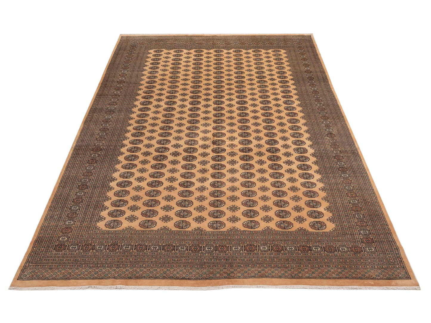 Bokhara Beige Beige 10.2x14.2 Hand Knotted Rug