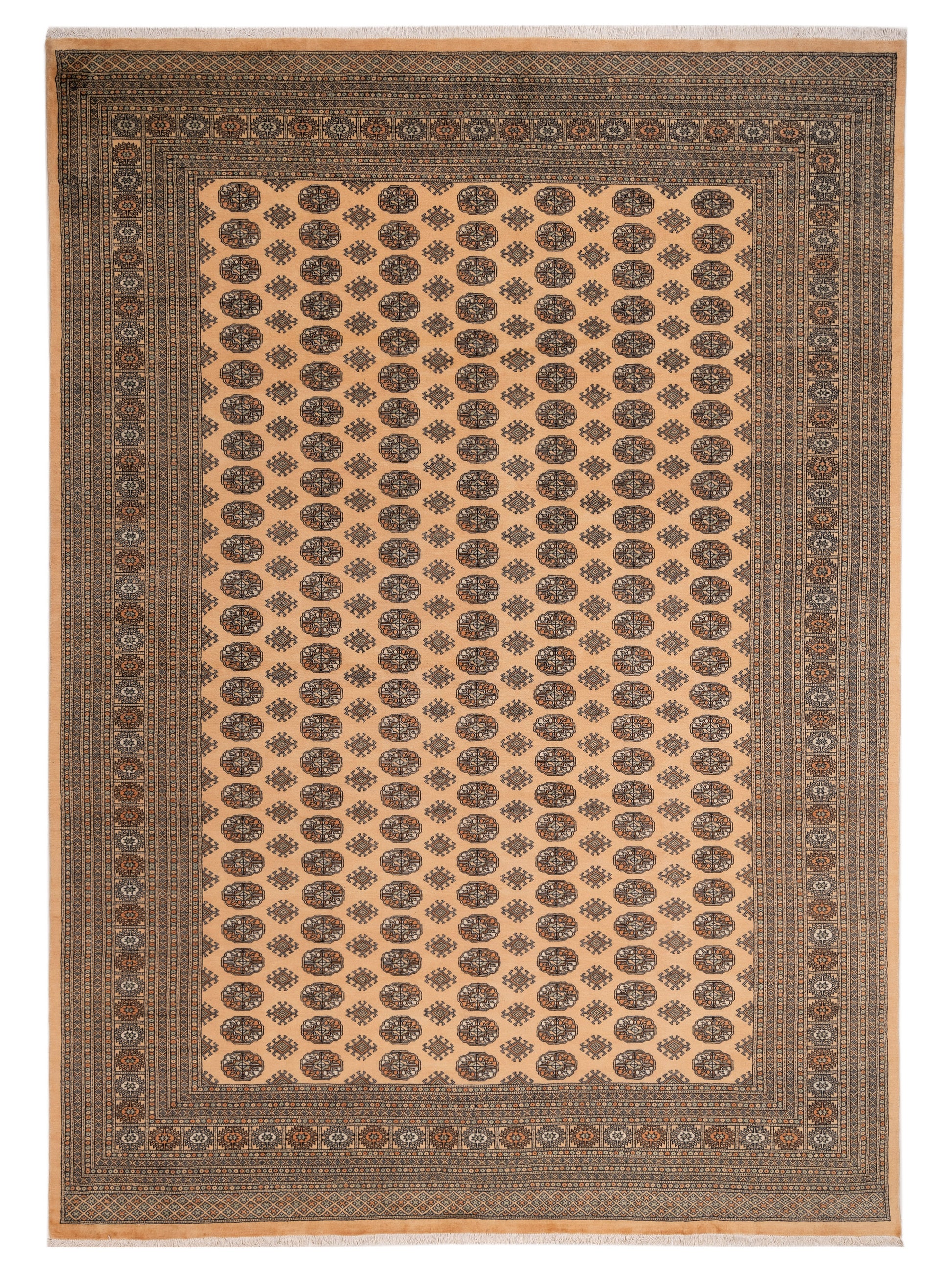 Nomad Bokhara  Beige Beige Traditional