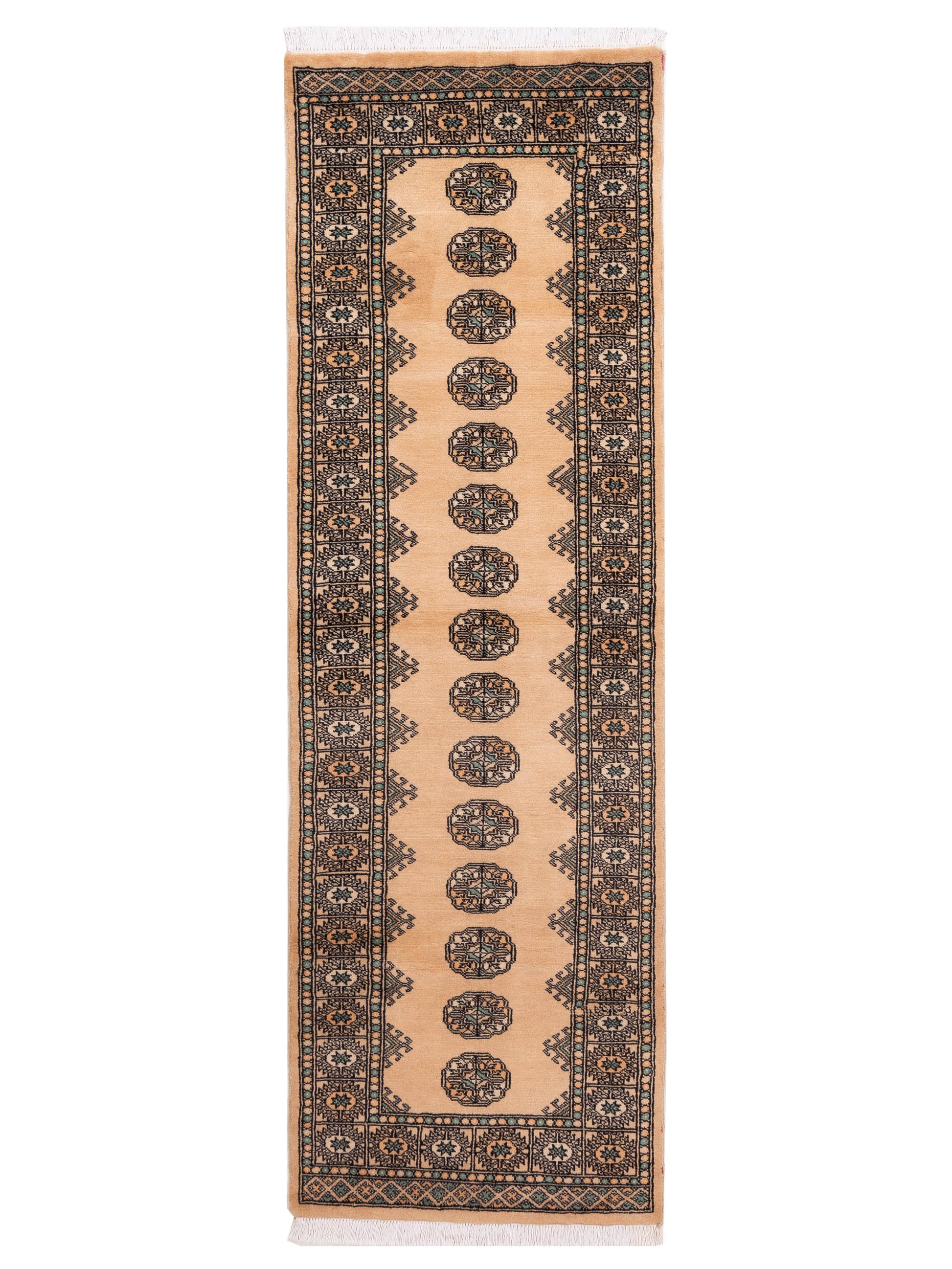 Nomad Bokhara  Beige Beige Traditional