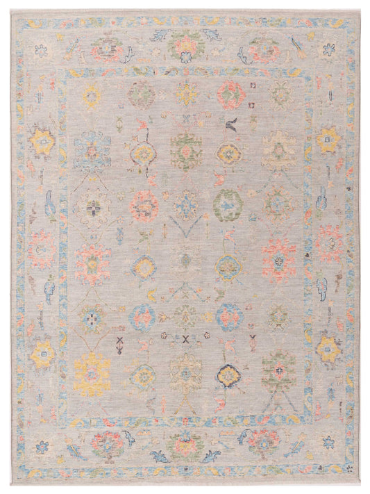 Pasha Anadol Oushak  Light Gray Light Gray Traditional