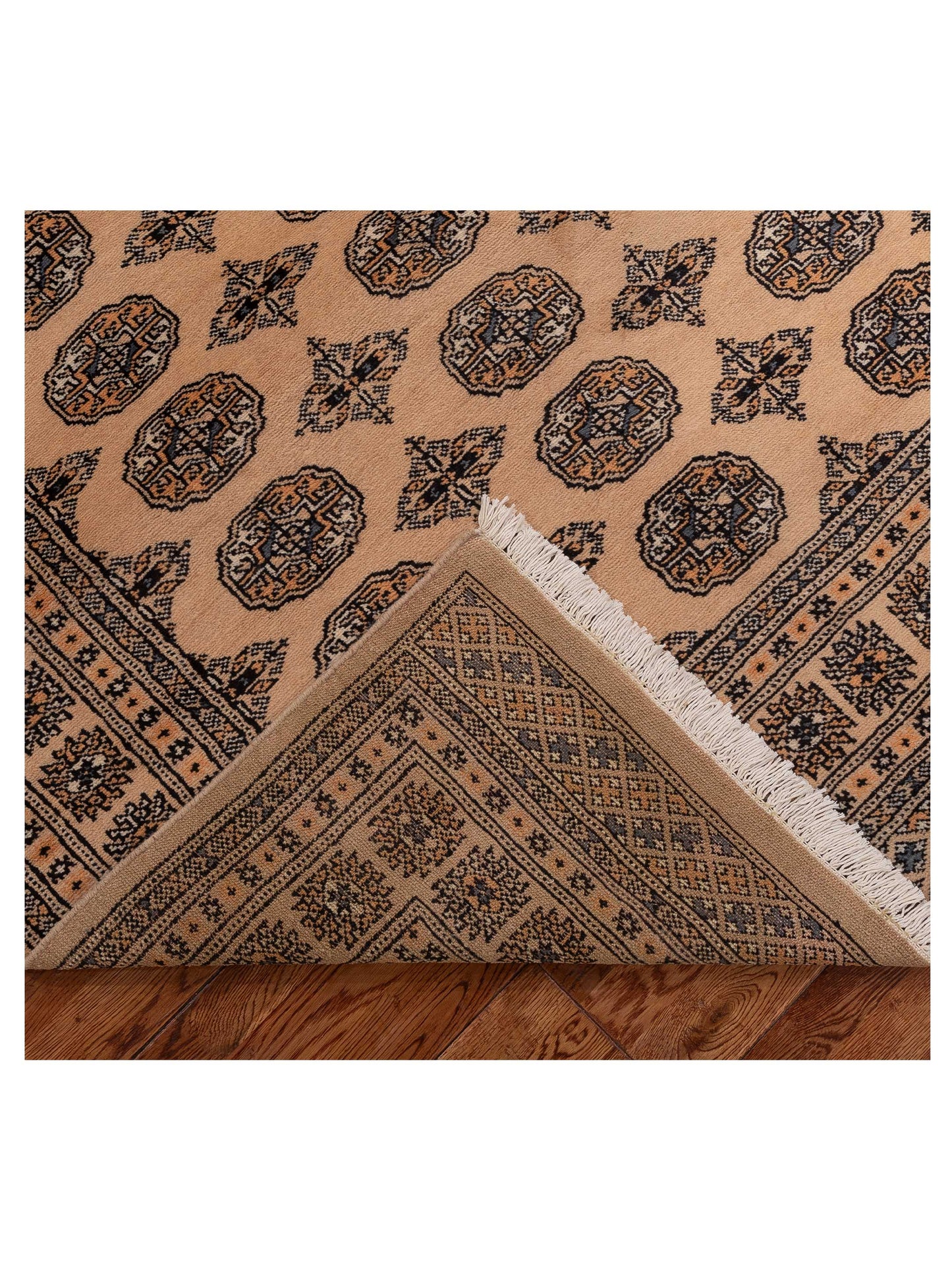 Bokhara Beige Beige 6.2x9.3 Hand Knotted Rug