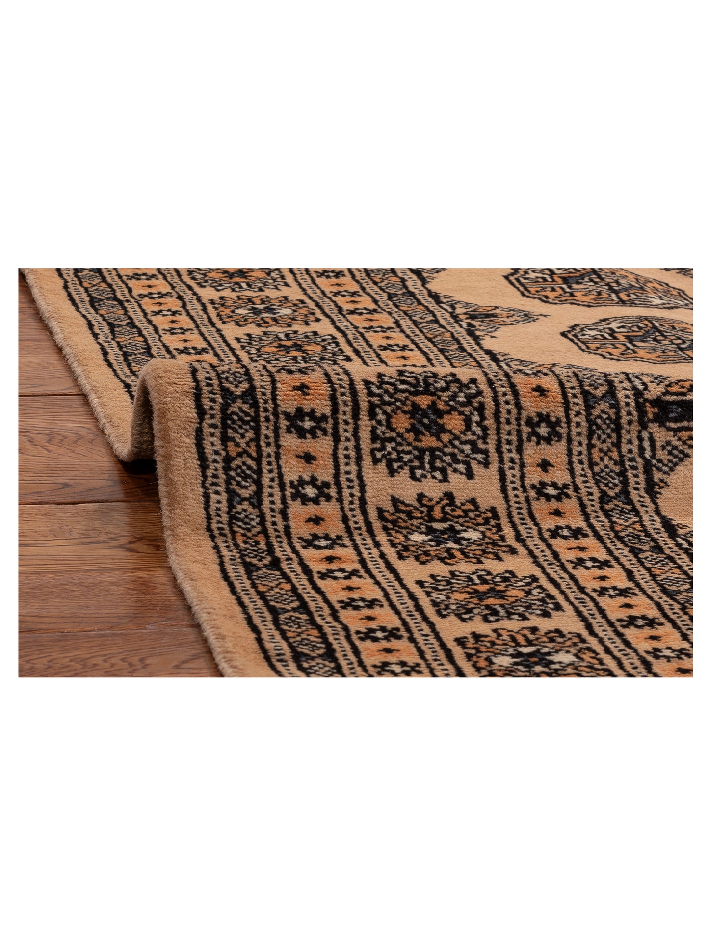 Bokhara Beige Beige 6.2x9.3 Hand Knotted Rug