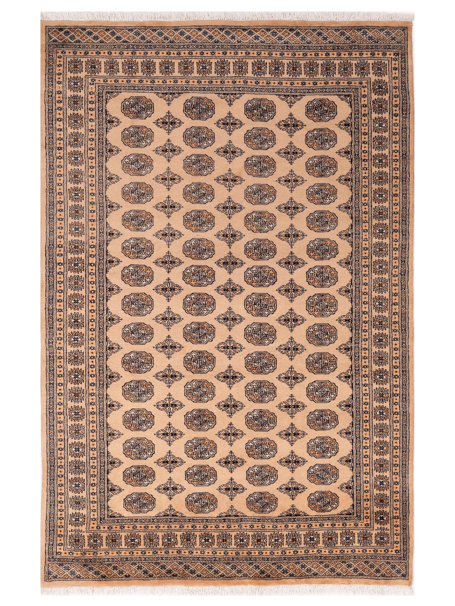 Nomad Bokhara  Beige Beige Traditional