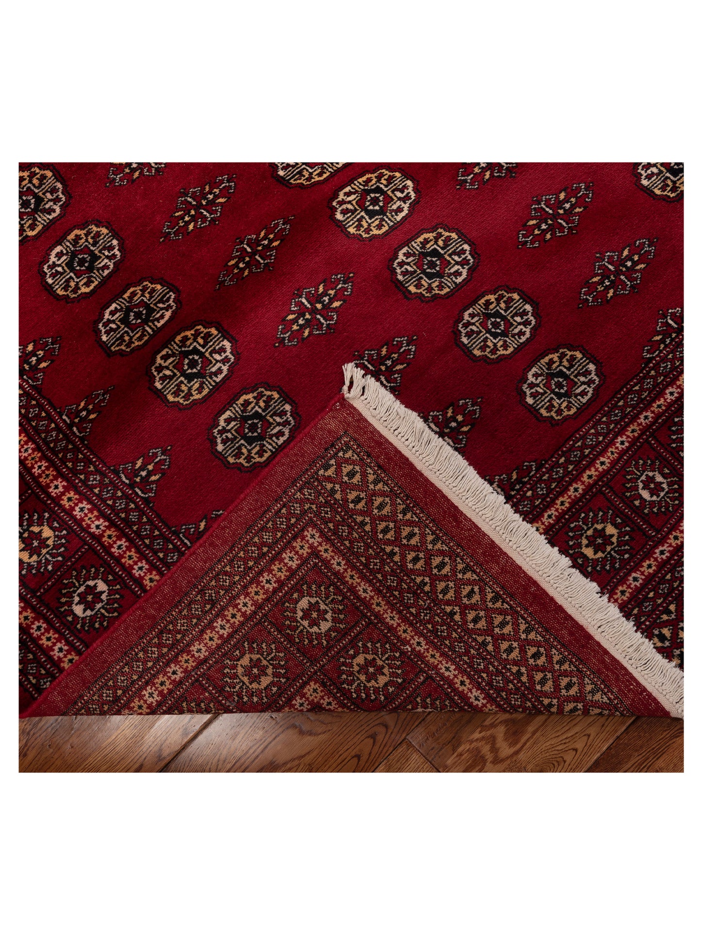 Bokhara Red Red 8.2x9.11 Hand Knotted Rug