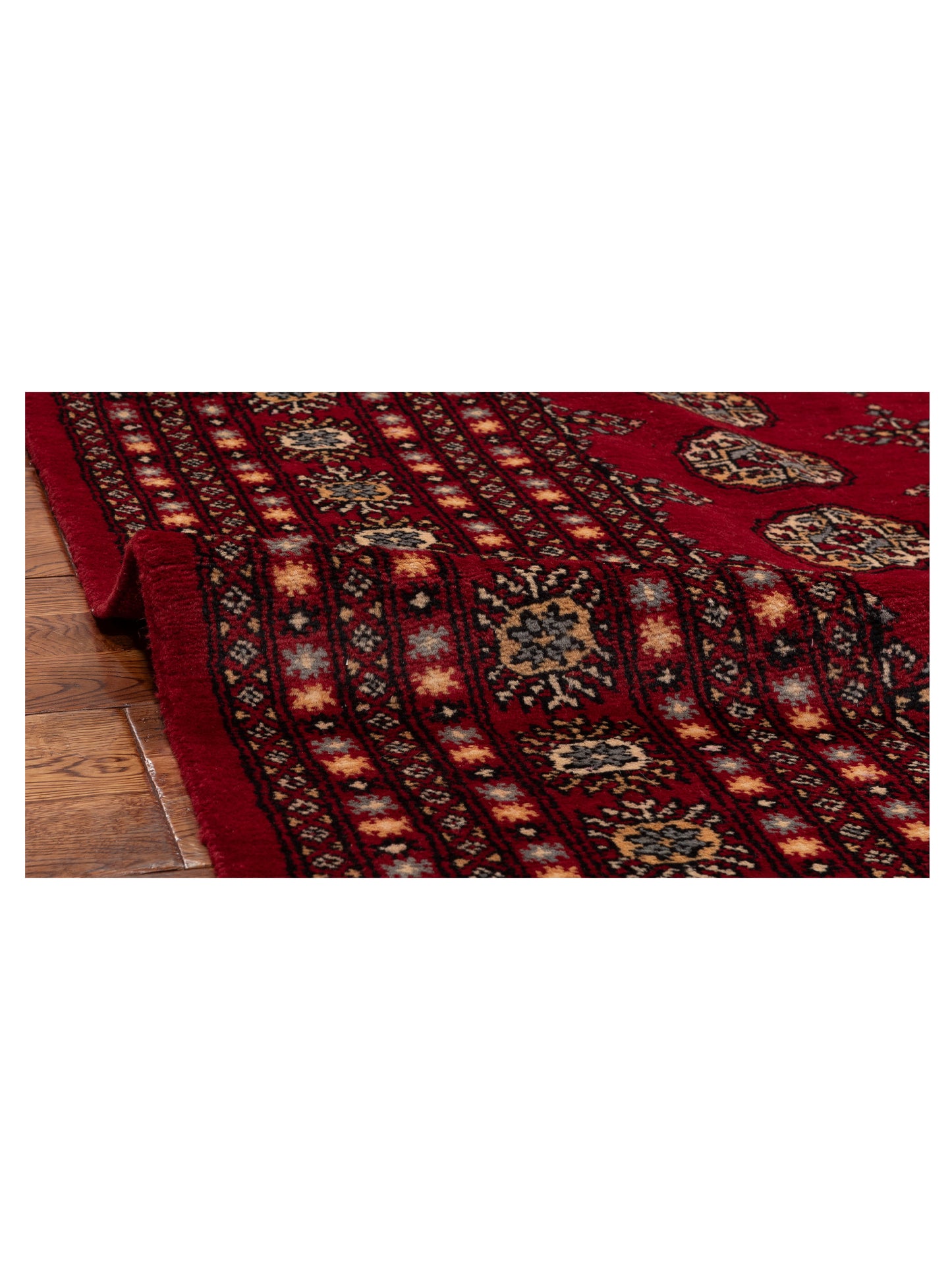 Bokhara Red Red 8.4x10.3 Hand Knotted Rug