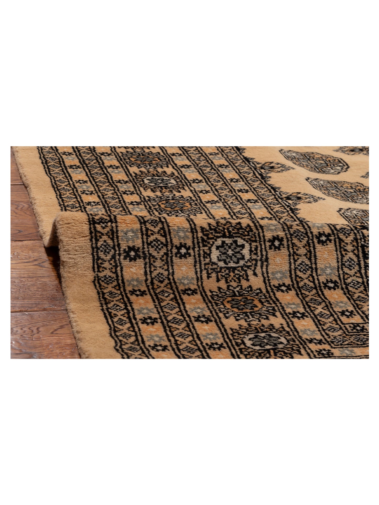 Bokhara Beige Beige 10.2x13.10 Hand Knotted Rug