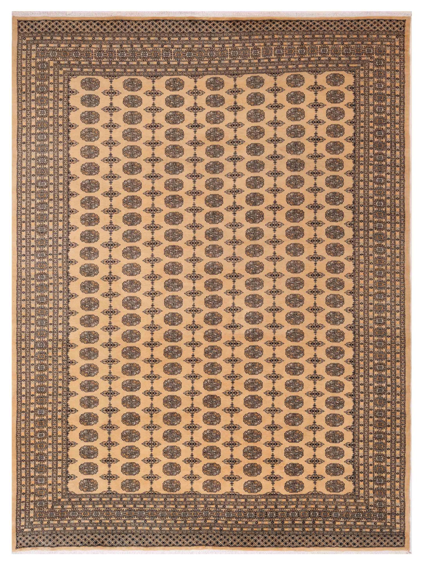 Nomad Bokhara  Beige Beige Traditional