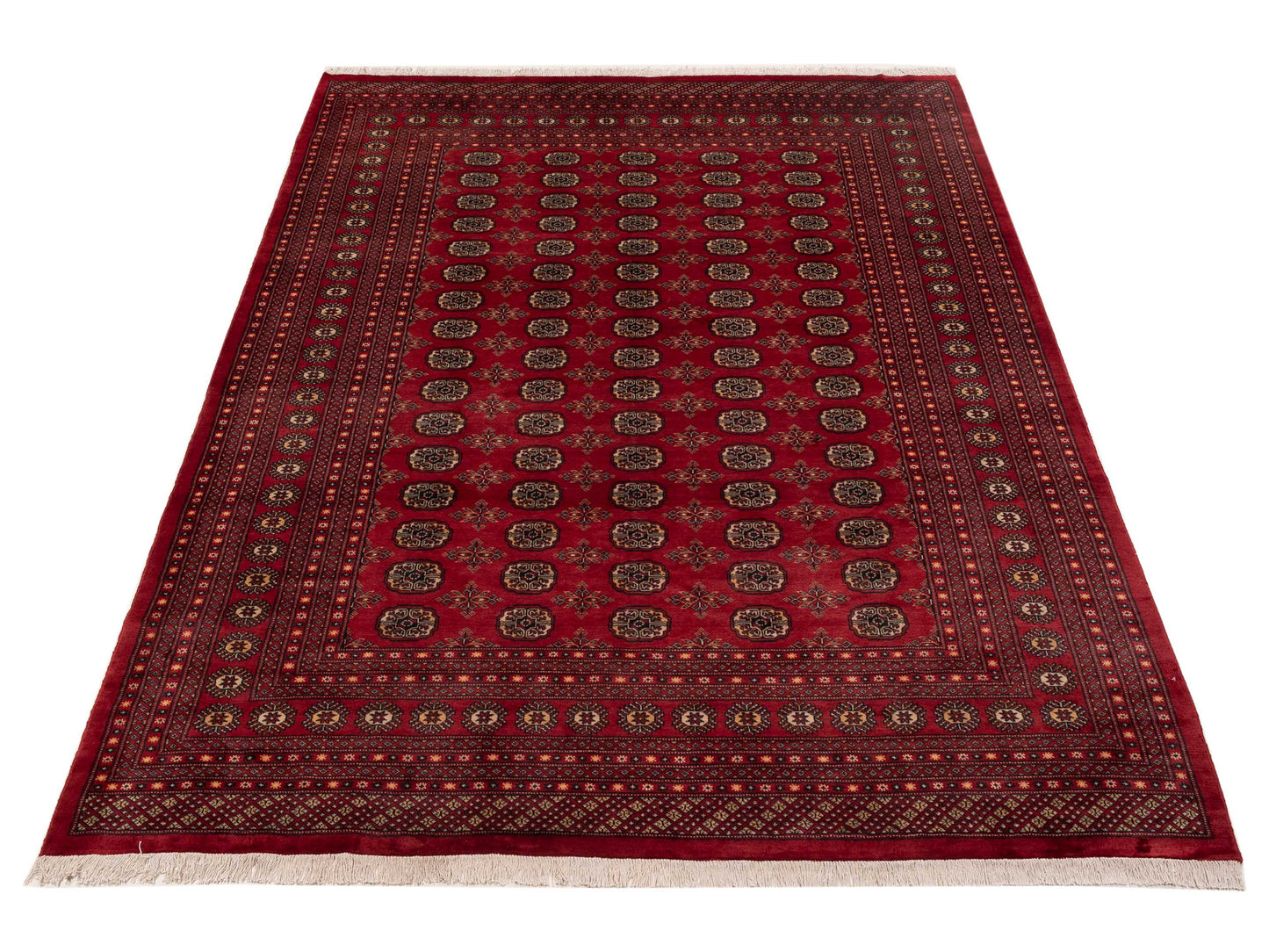 Bokhara Red Red 8.3x10.10 Hand Knotted Rug